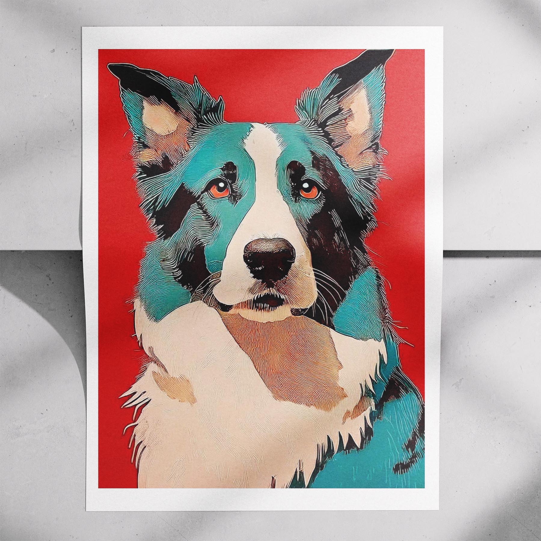 Border Collie Red Dog Series image 7