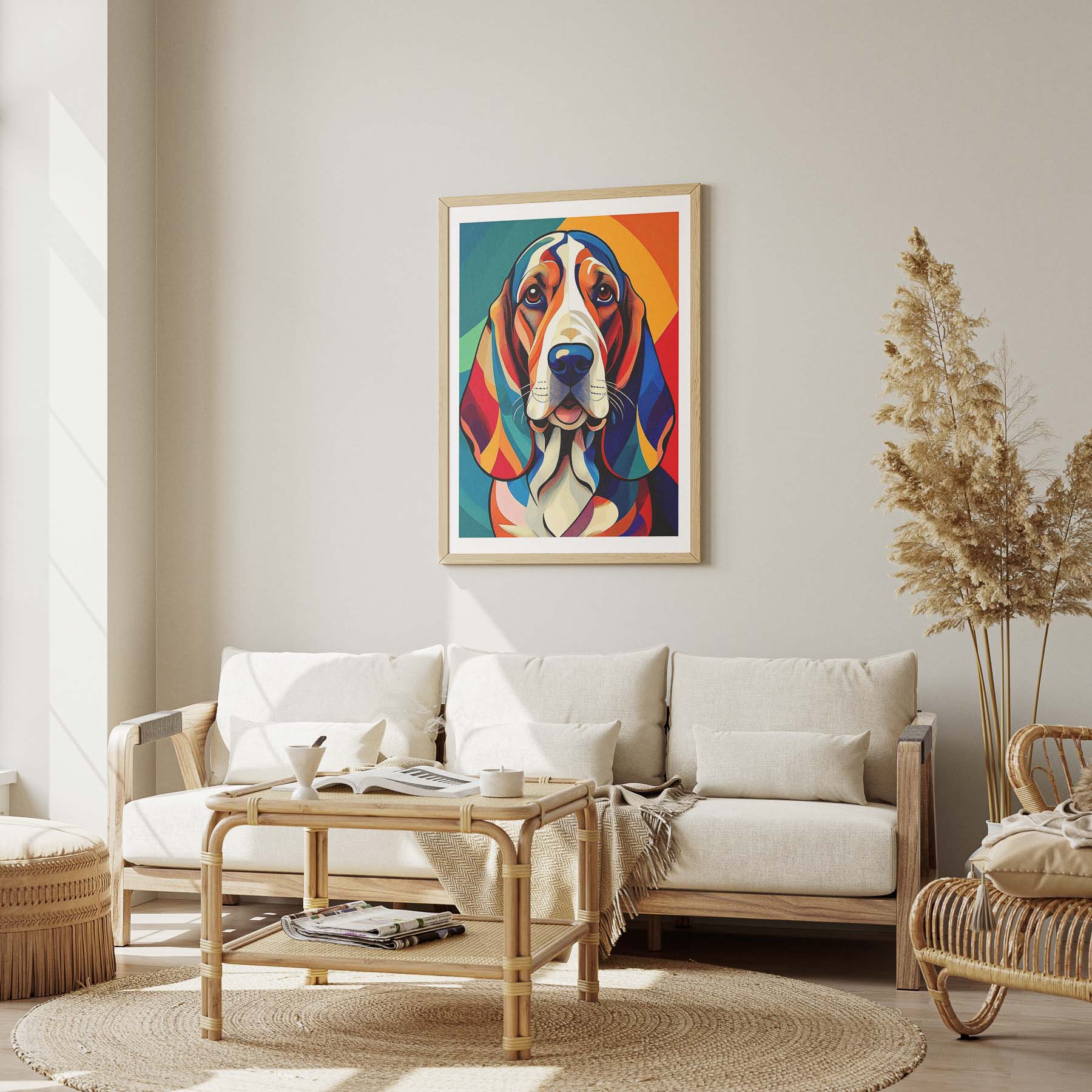 Basset Hound Colour Graphics 3 image 2