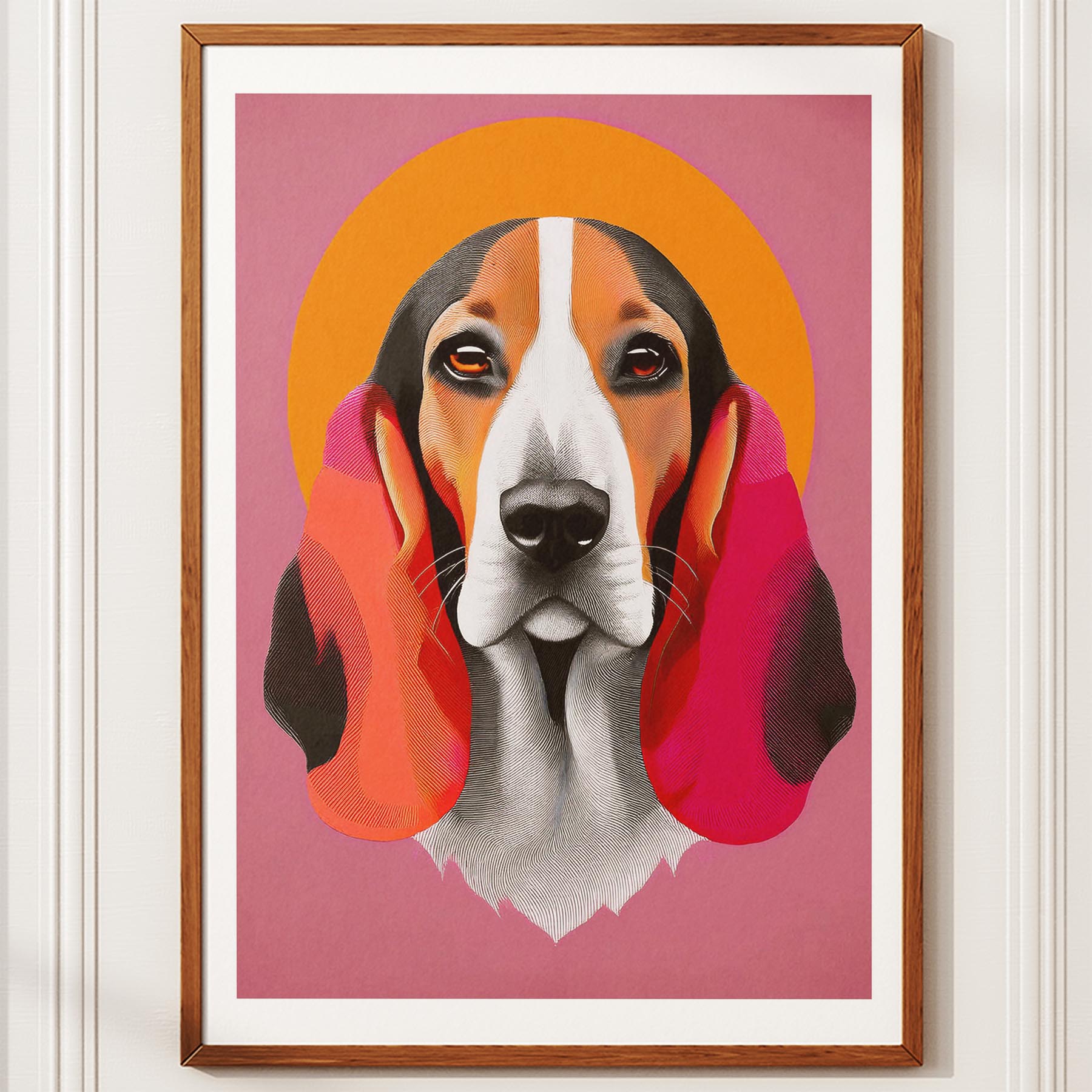 Basset Hound Modern Pop Dog Series image 10
