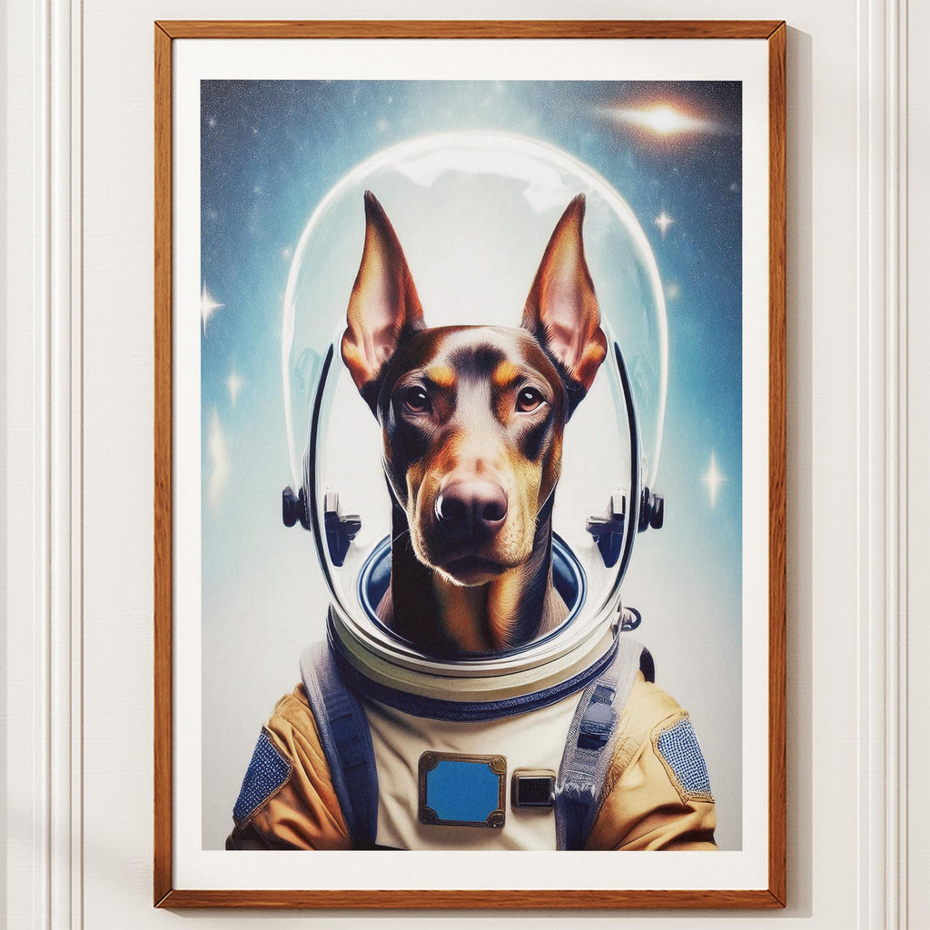 Doberman Astronaut Dog Series image 11