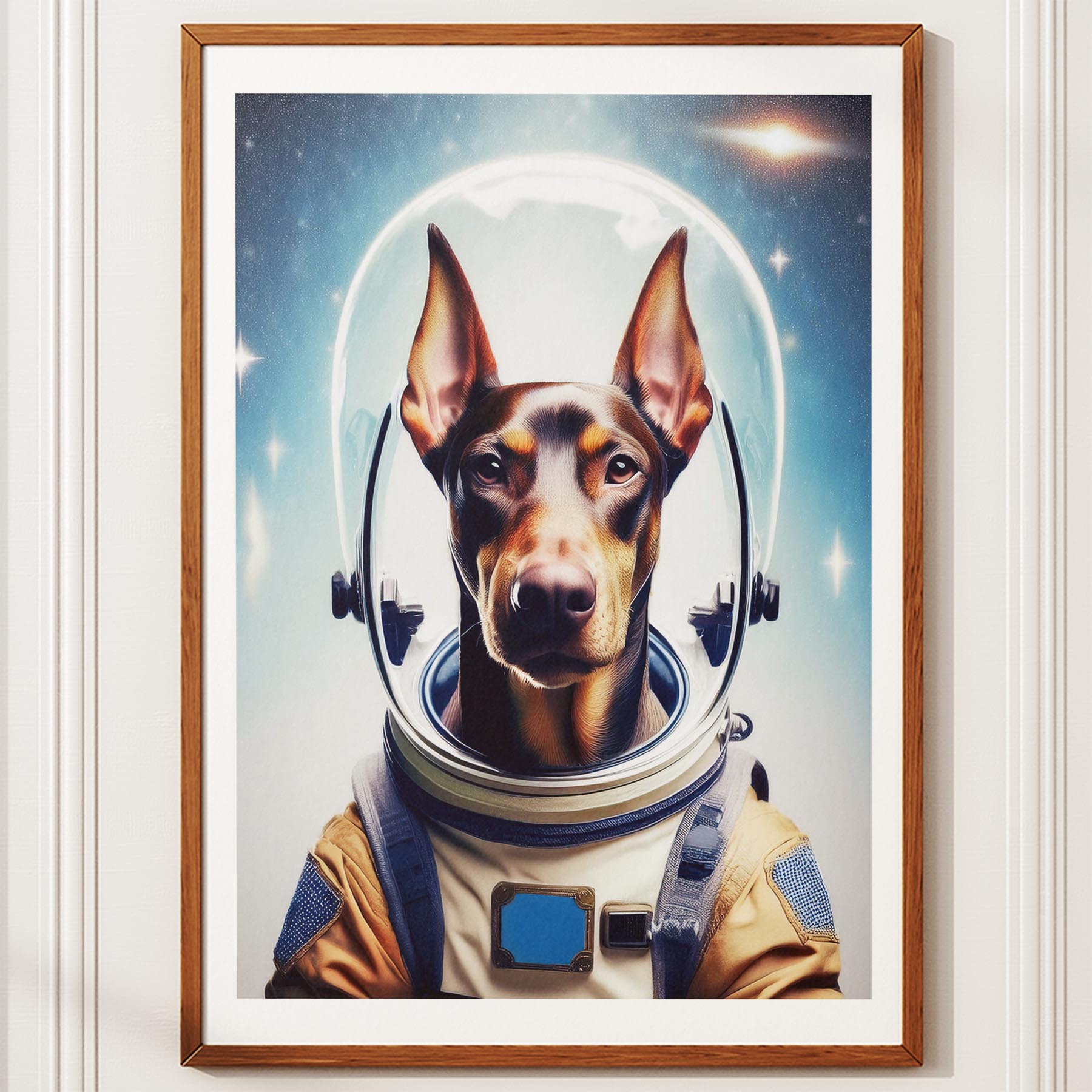 Doberman Astronaut Dog Series image 11