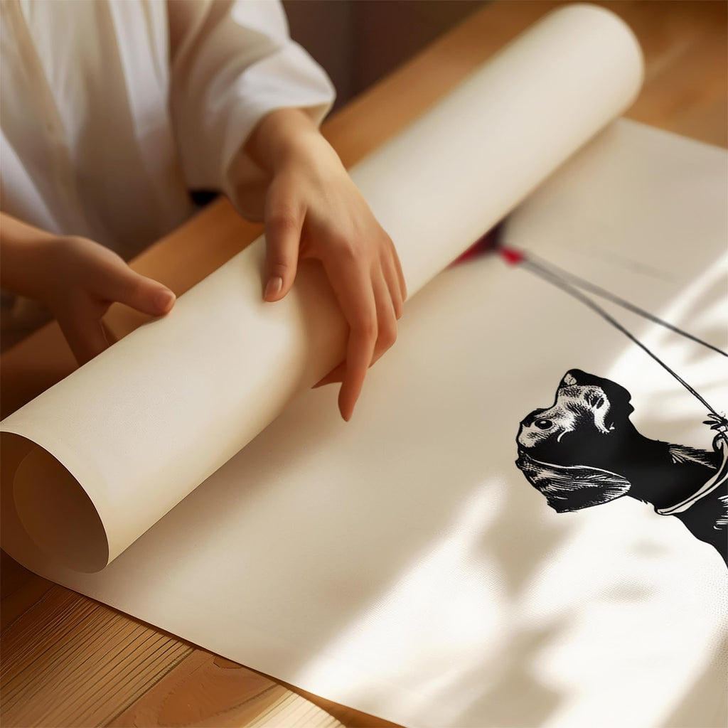 Rhoedesian Ridgeback DOGSY Series inspired by the Art of Banksy image 1