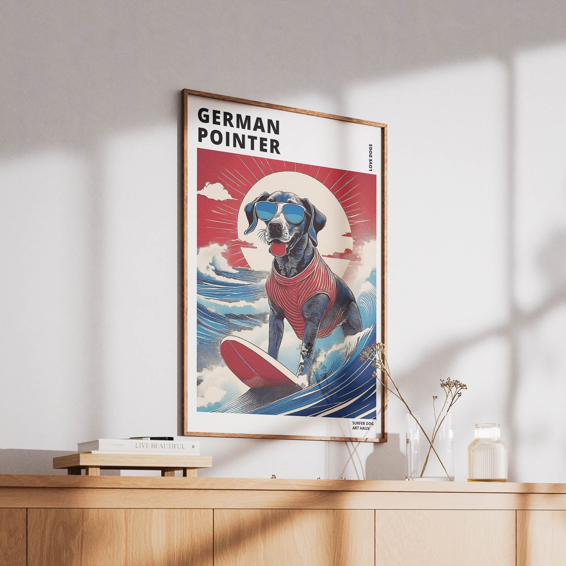 German Pointer Hokosai Surfer Dogs 1 image 6