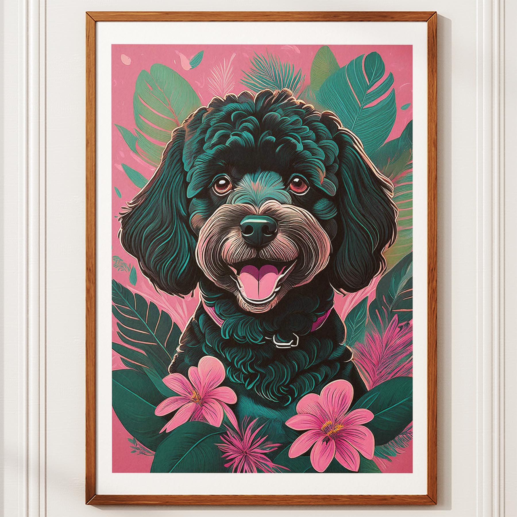 Spoodle Flowery Dog image 12