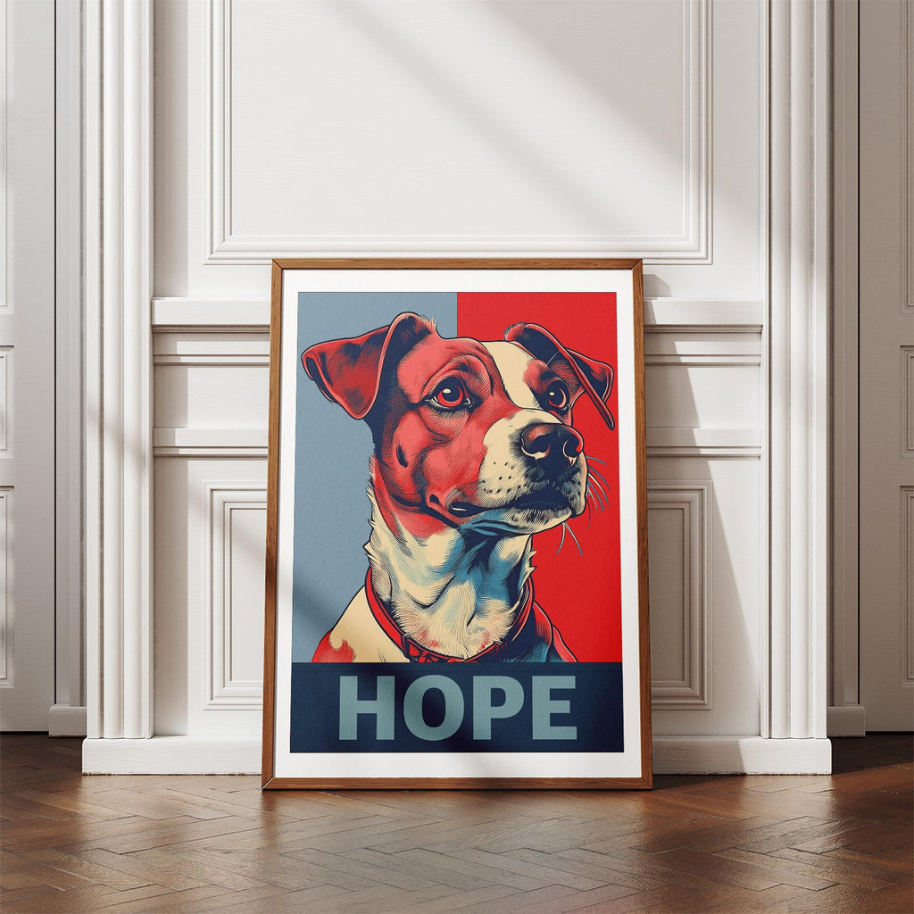 Jack Russell HOPE Series Inspired by the Obama Poster image 4