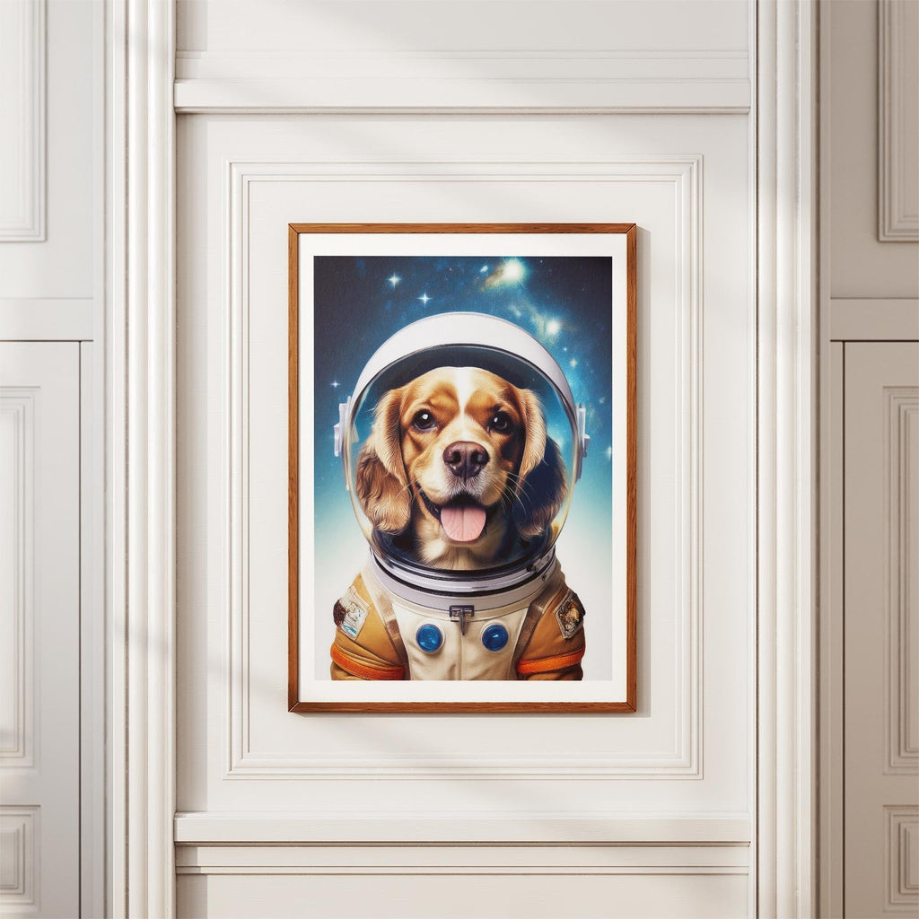 Cavalier Spaniel Astronaut Dog Series image 3