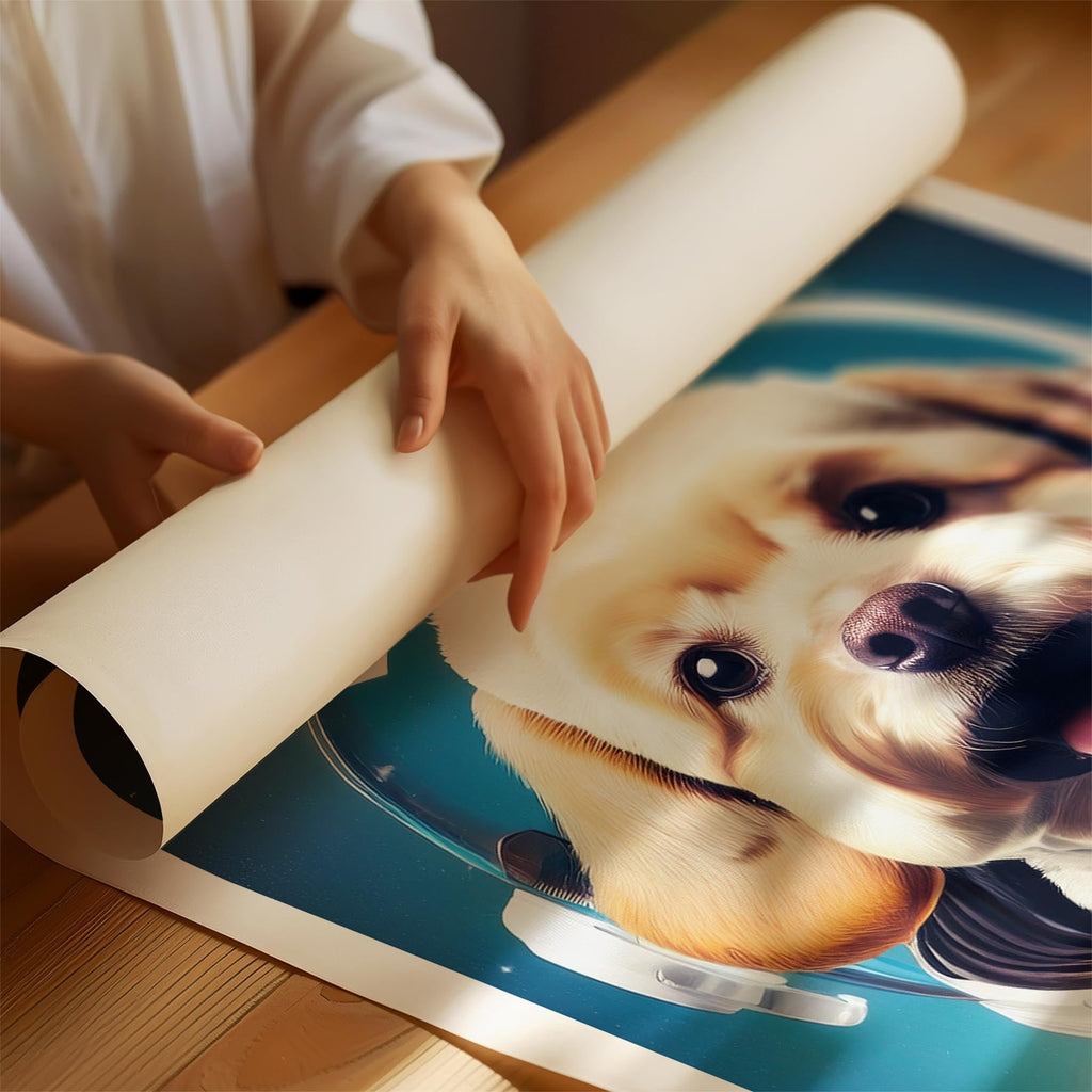 Bichon Frise Astronaut Dog Series image 1