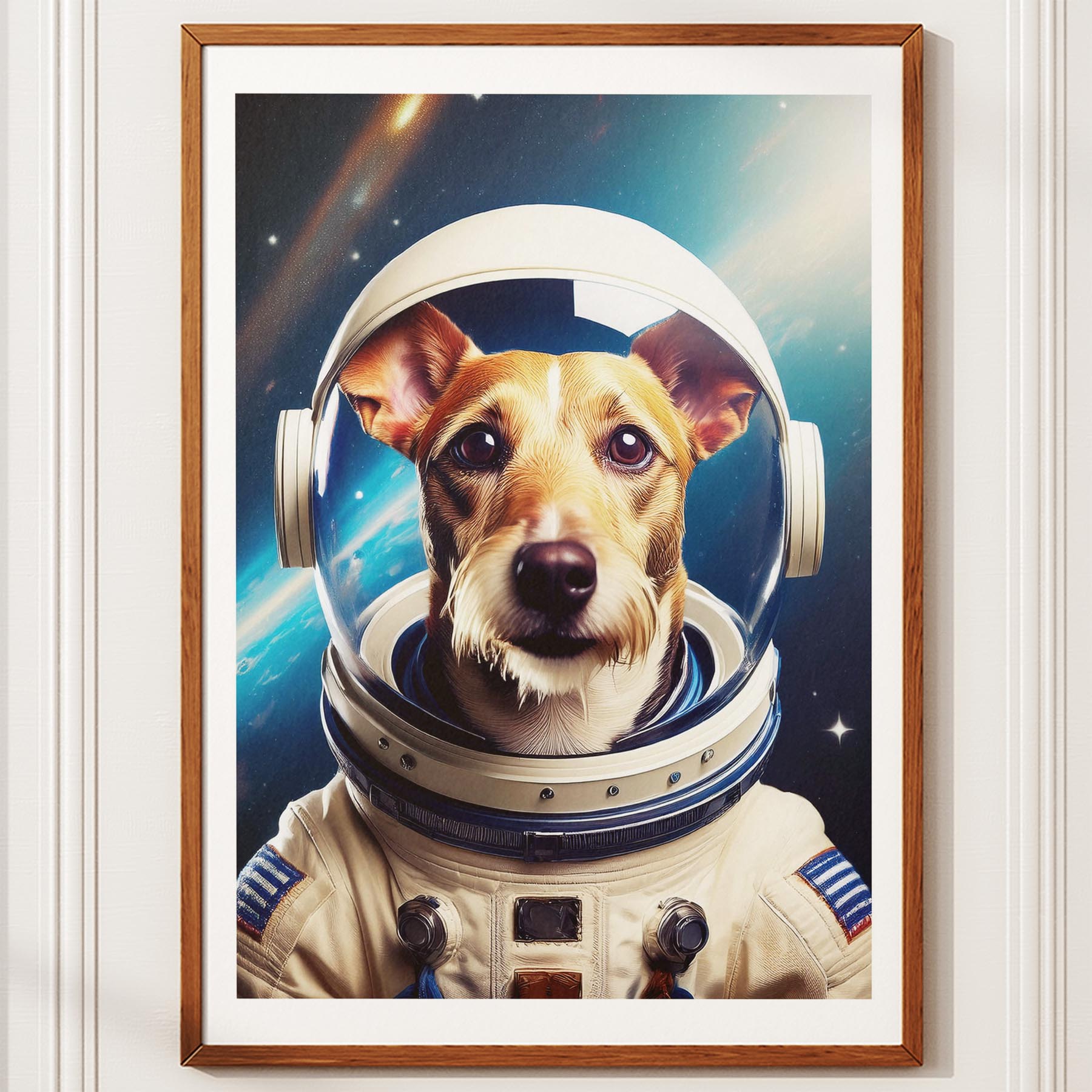 Fox Terrier Astronaut Dog Series image 10