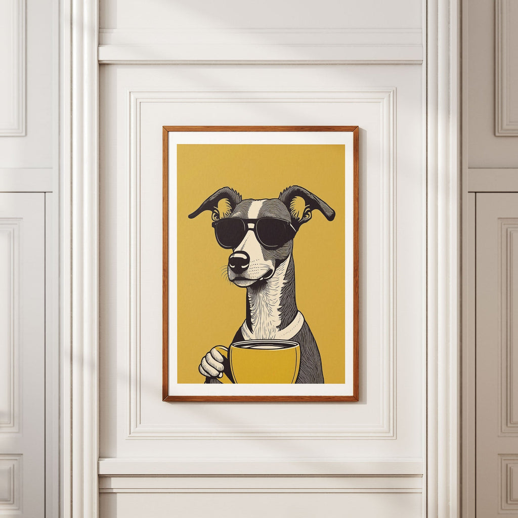 Whippet Chillin Coffee Dog image 2