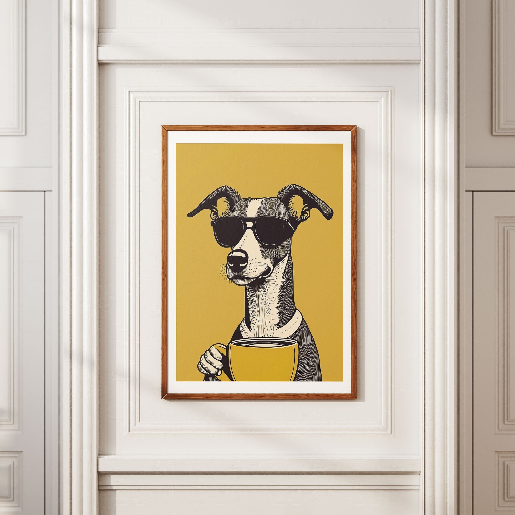 Whippet Chillin Coffee Dog image 2