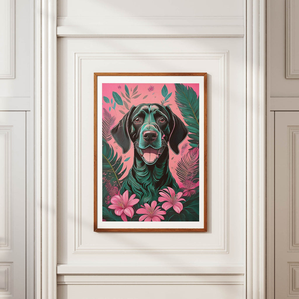 German Pointer Flowery Dog image 3