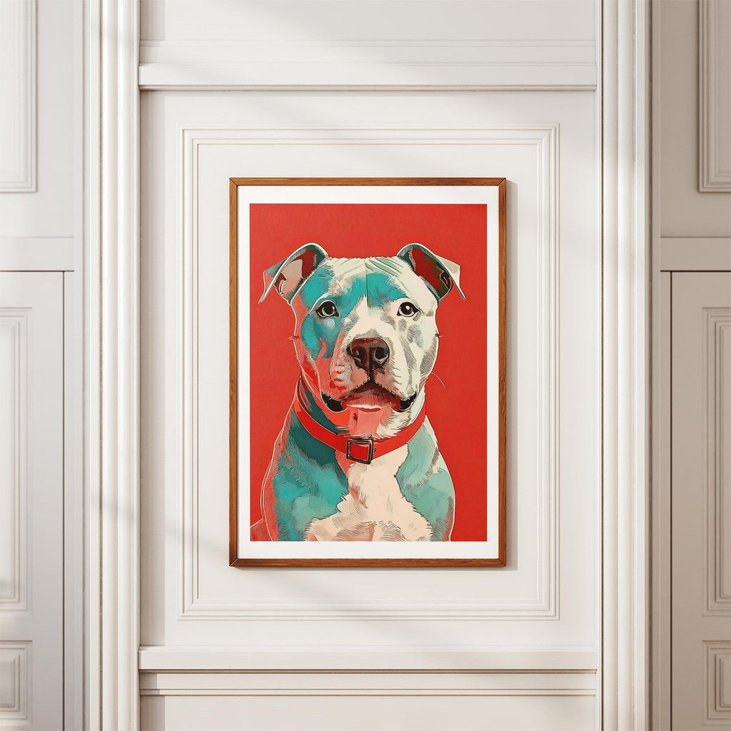 Staffordshire Bull Terrier Red Dog Series image 3