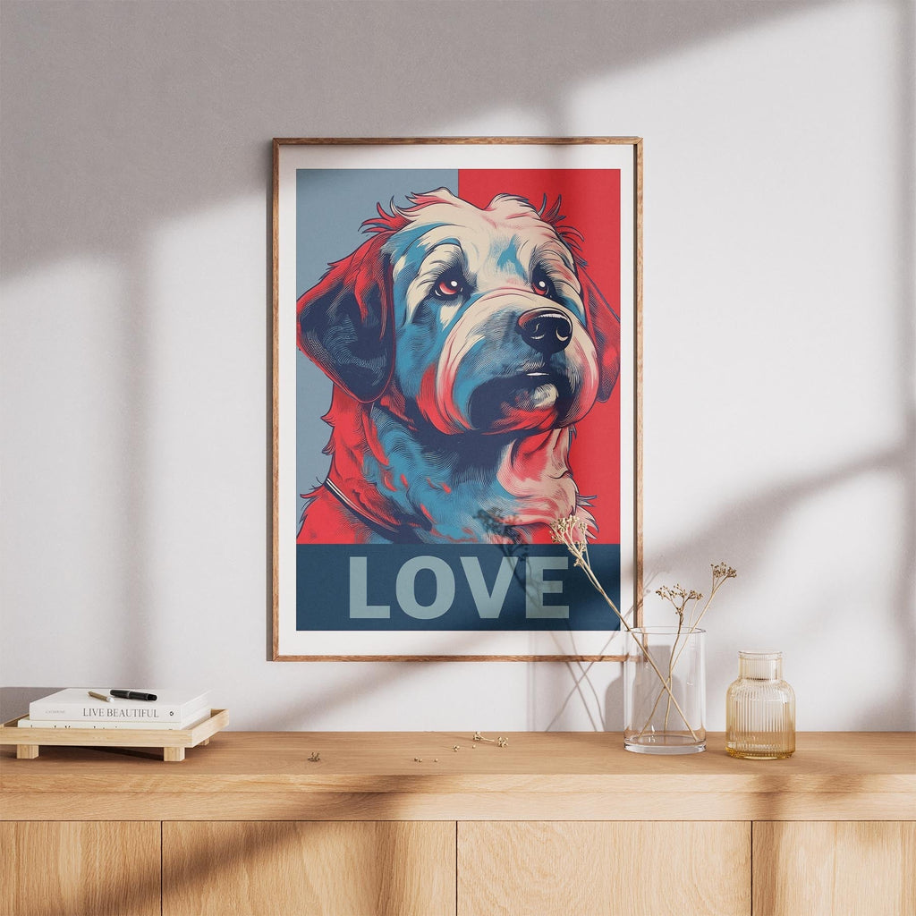Coton de Tulear LOVE Series Inspired by the Obama Poster image 8