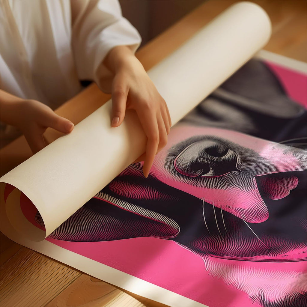 Newfoundland Pink and Black Dog Series 1 image 1