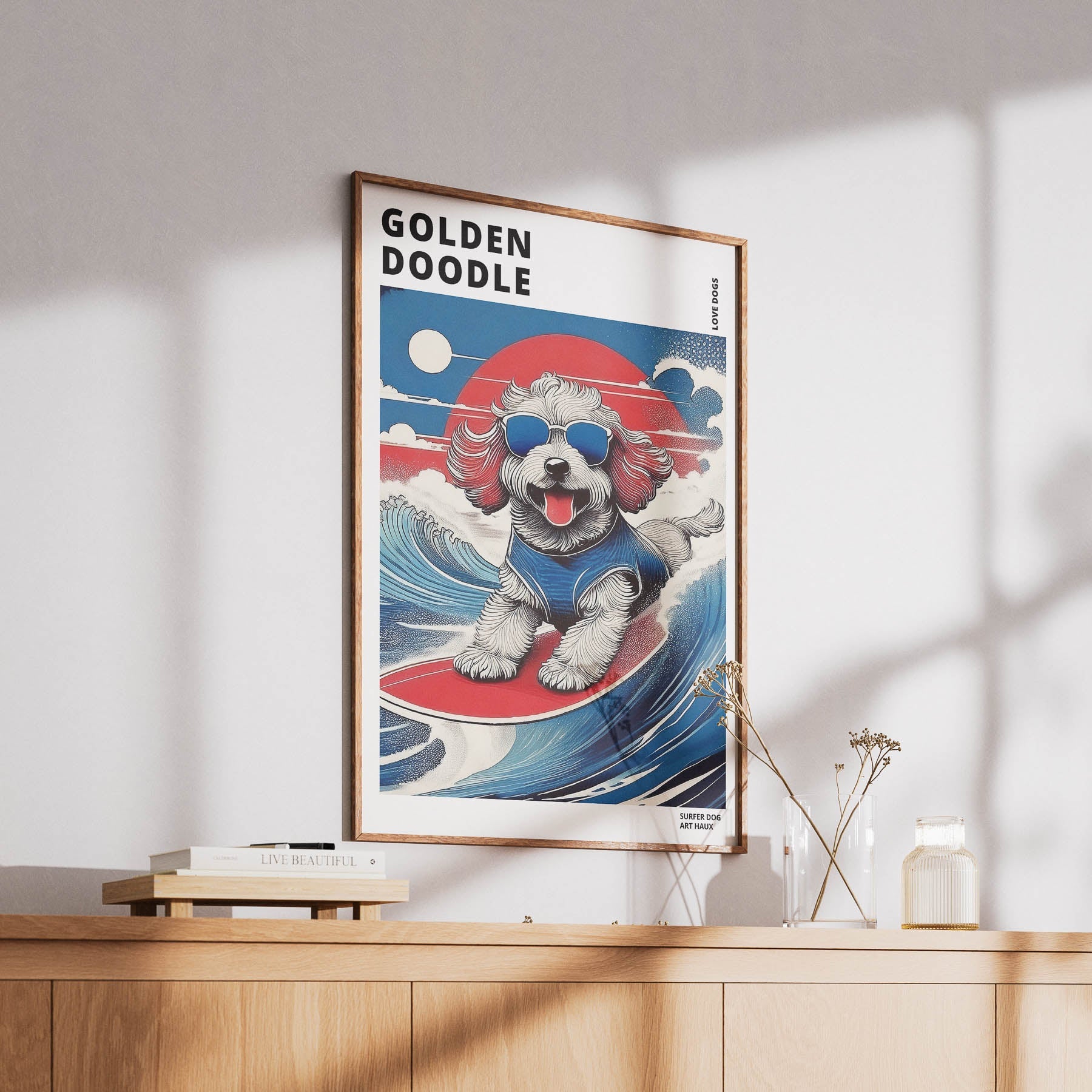 Golden Doodle Hokosai Surfer Dogs 1 image 6