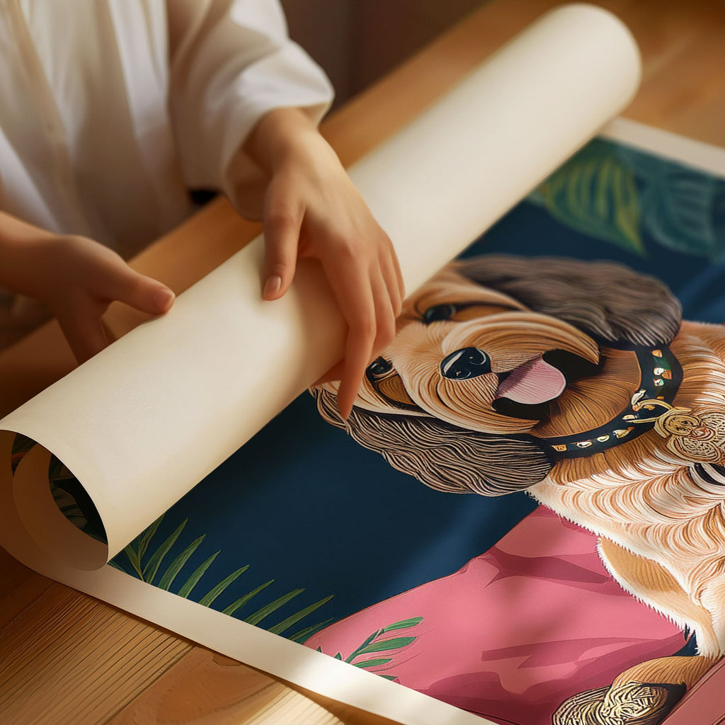 Cavoodle Just Lounging Around image 3