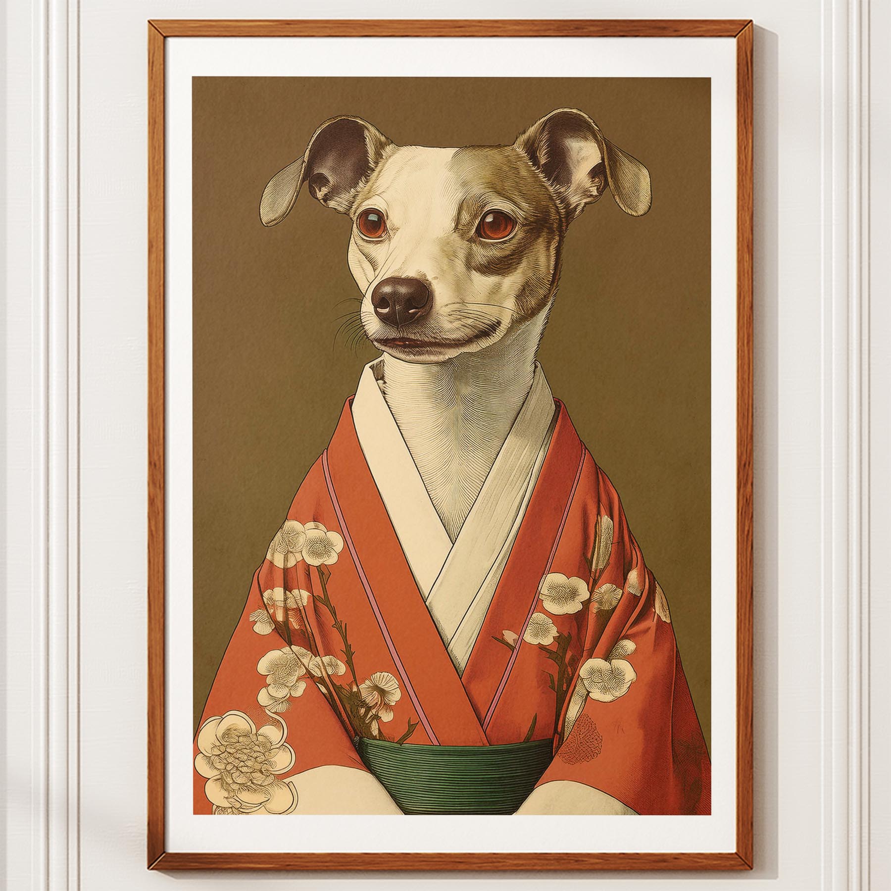 Whippet Japanse Kimono Dog Series image 12