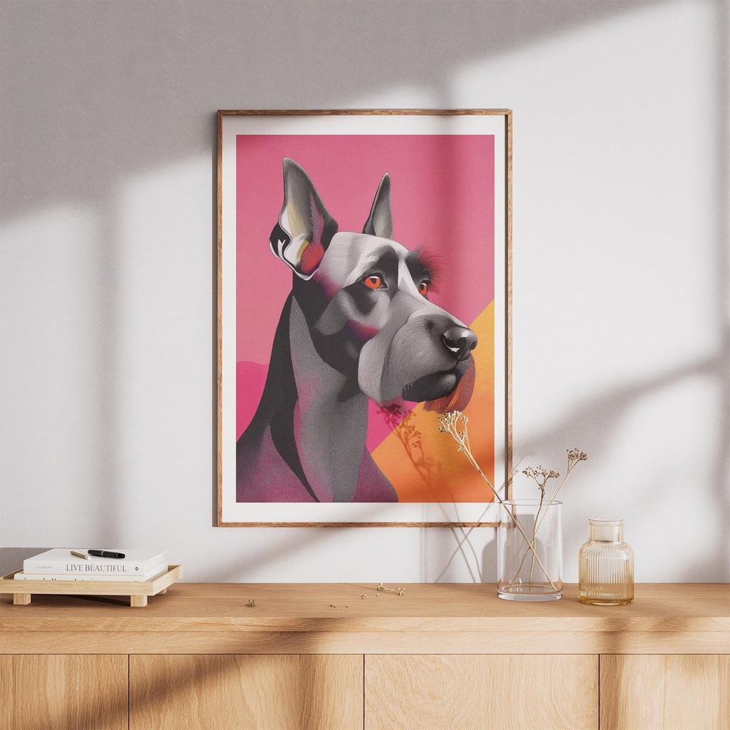 Black Russian Terrier Modern Pop Dog Series image 8