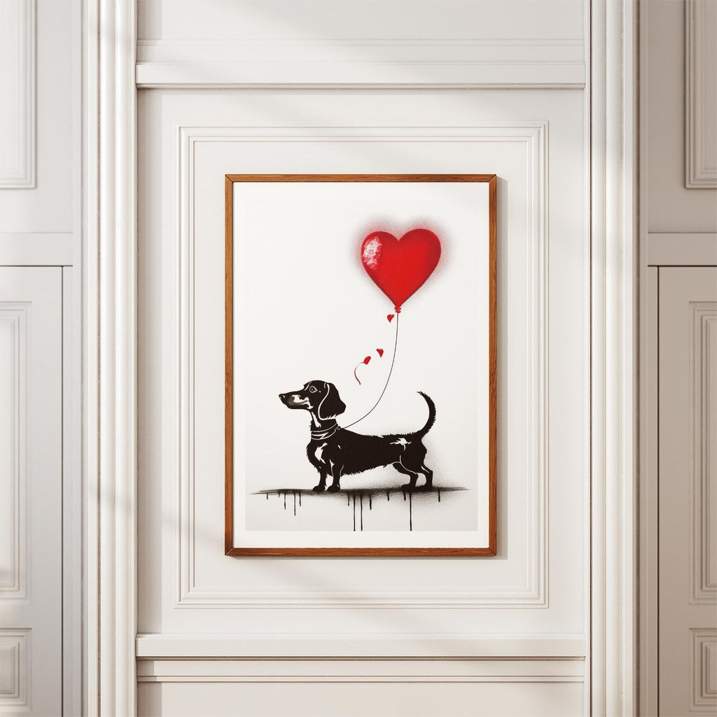 Dachshund DOGSY Series inspired by the Art of Banksy image 3