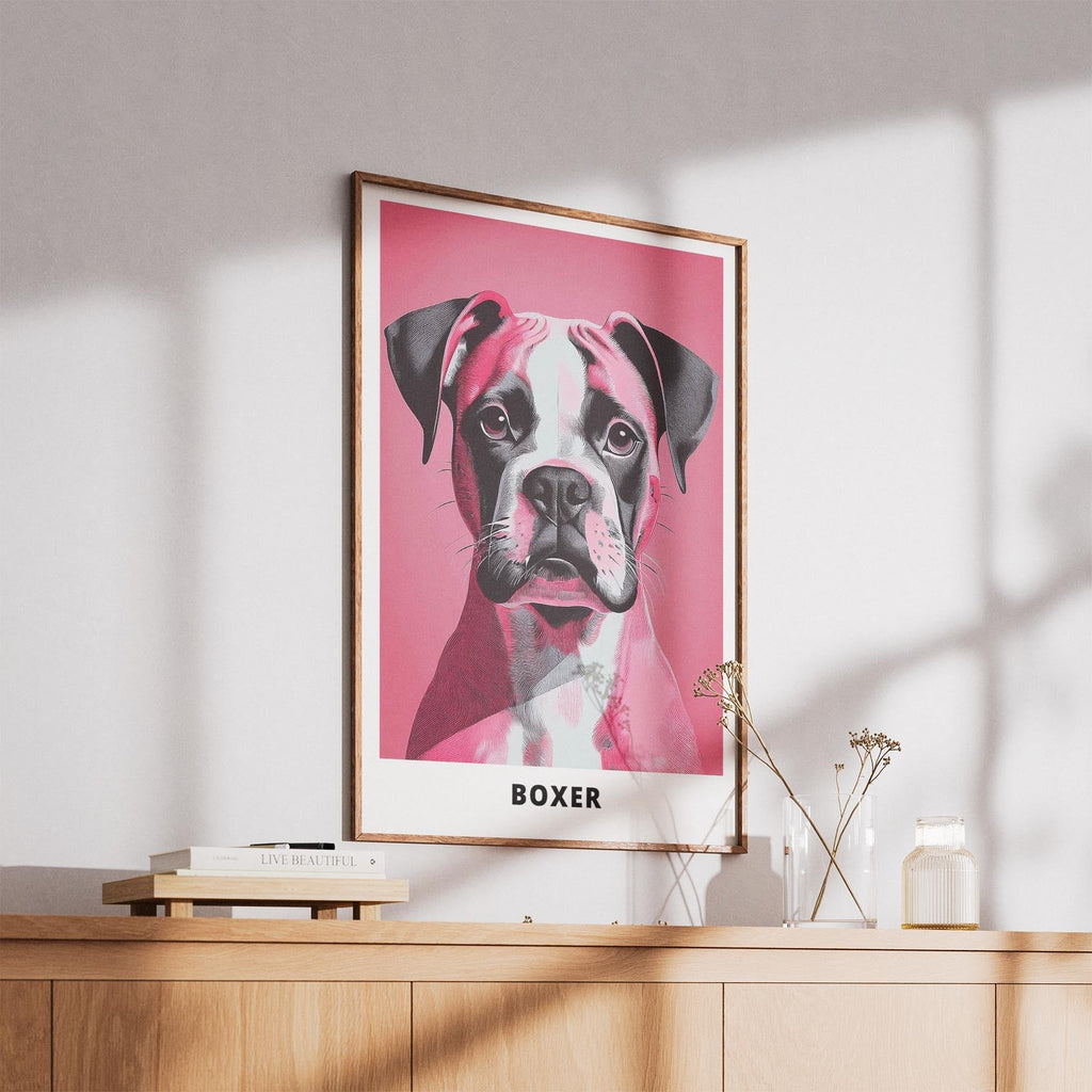 Boxer Pink and Black Dog Series 1 image 5