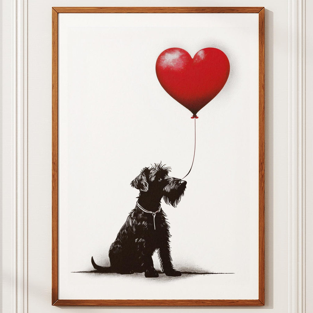 Irish Terrier DOGSY Series inspired by the Art of Banksy image 10