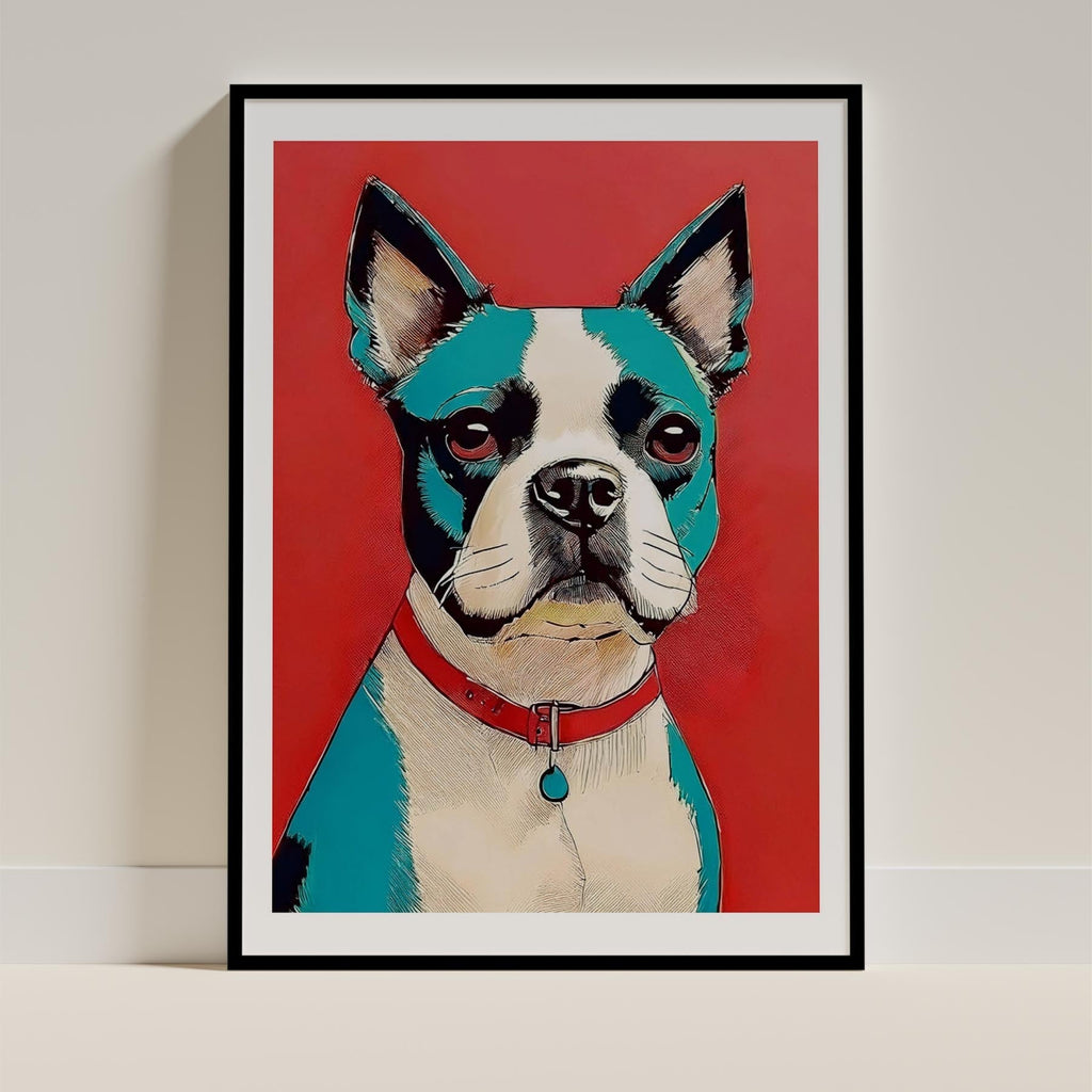 Boston Terrier Red Dog Series image 0