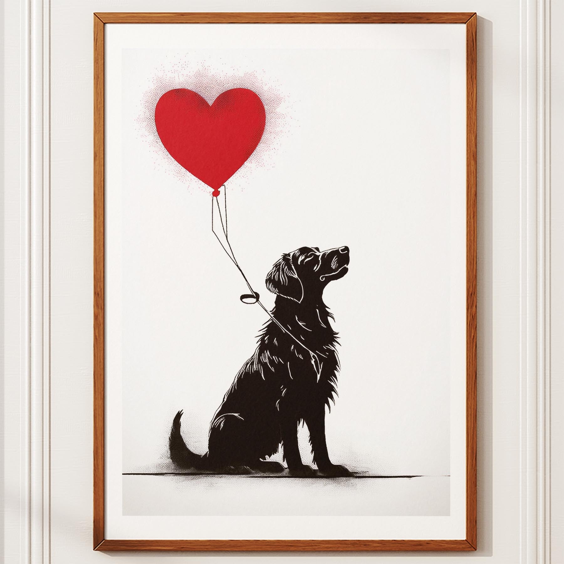 Golden Retriever DOGSY Series inspired by the Art of Banksy image 10