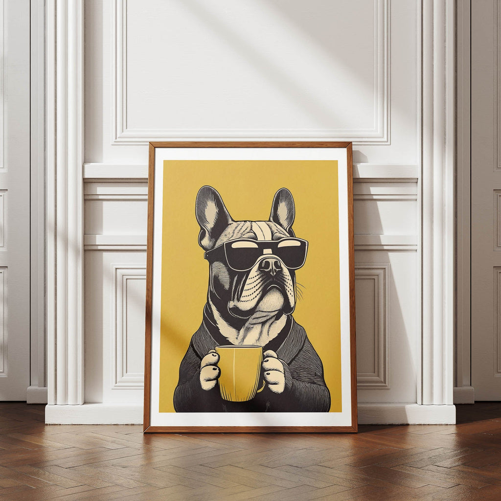 Bulldog Chillin Coffee Dog image 4