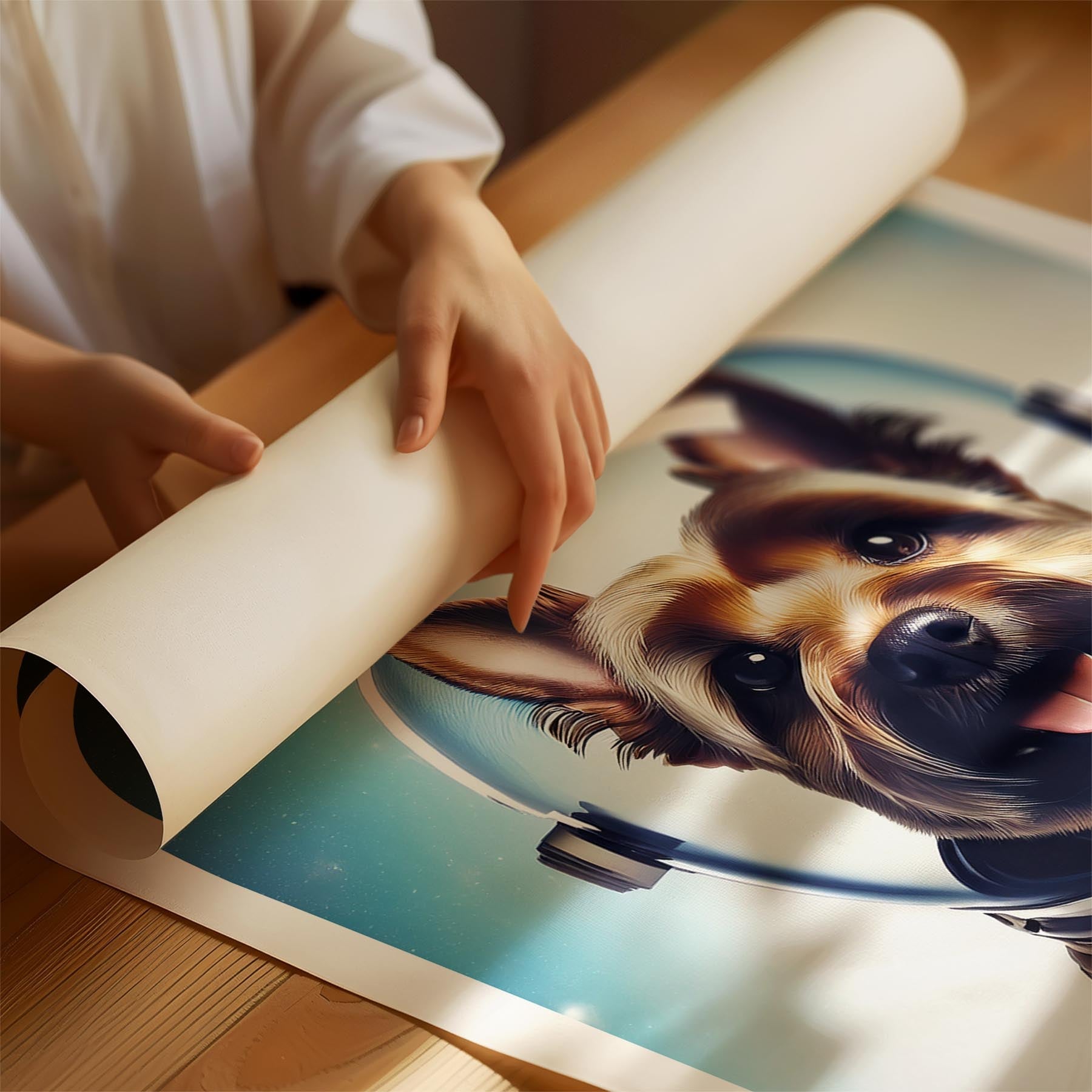 Scottish Terrier Astronaut Dog Series image 1