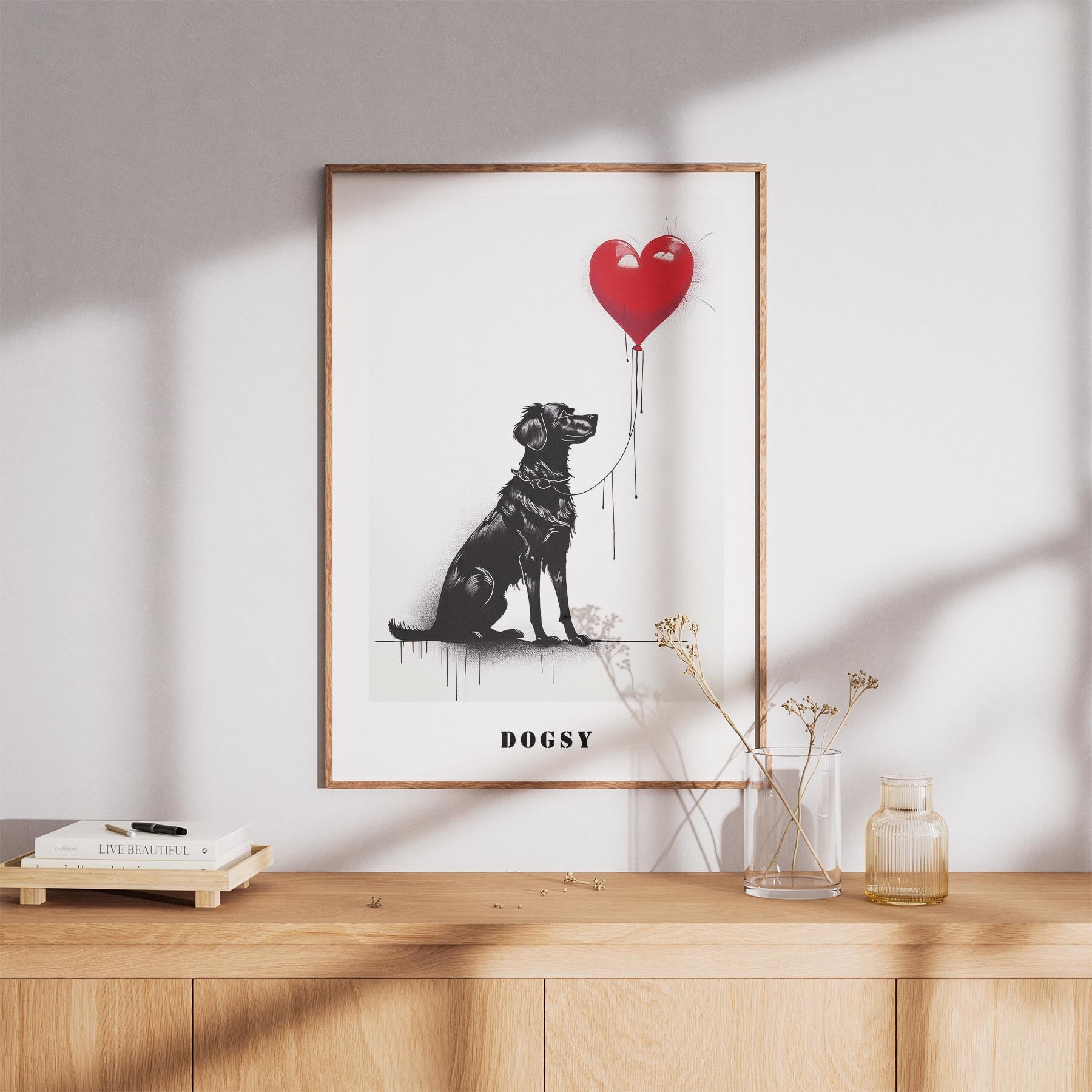 Maremma DOGSY Series inspired by the Art of Banksy with text Dogsy image 8