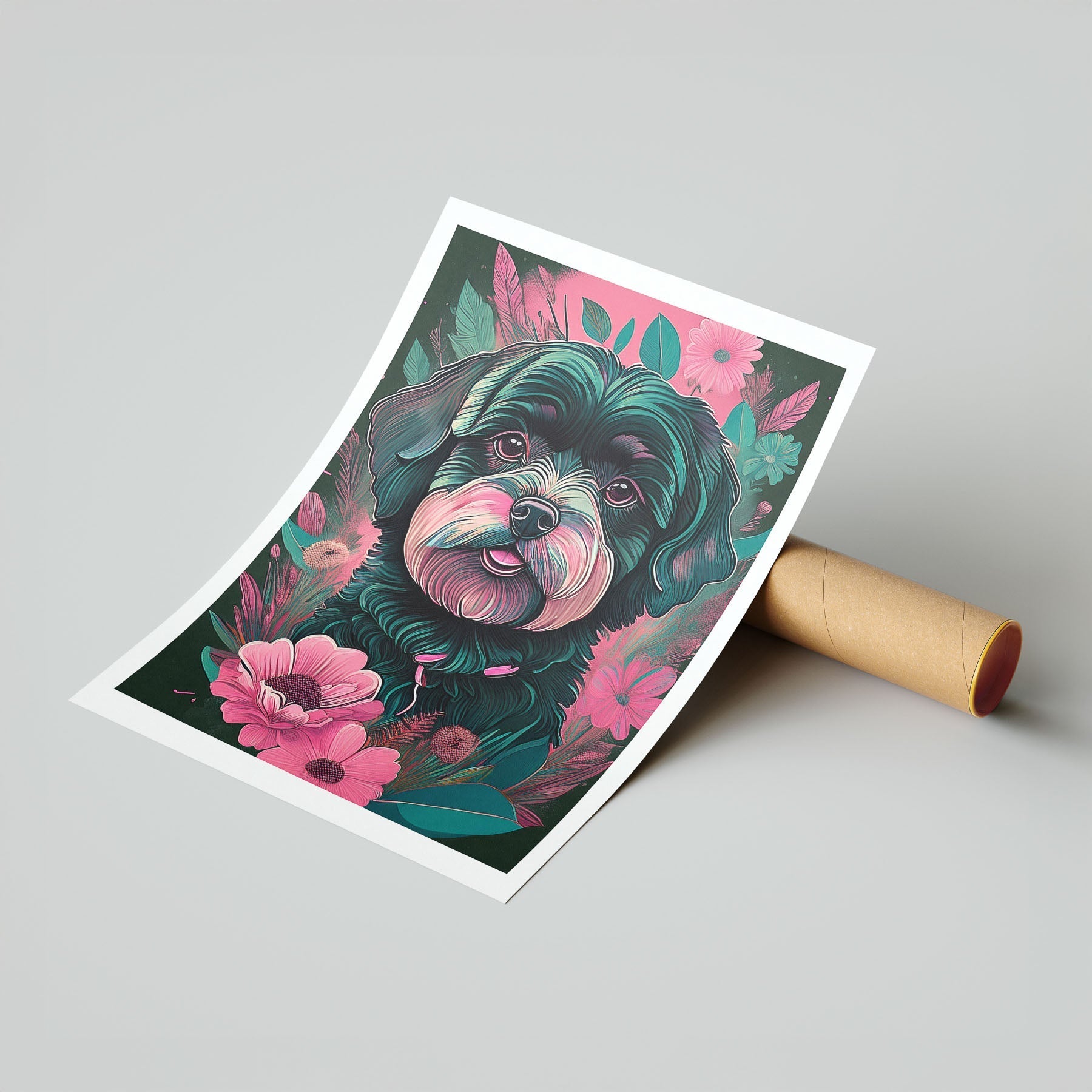 Bichon Frise Flowery Dog image 16