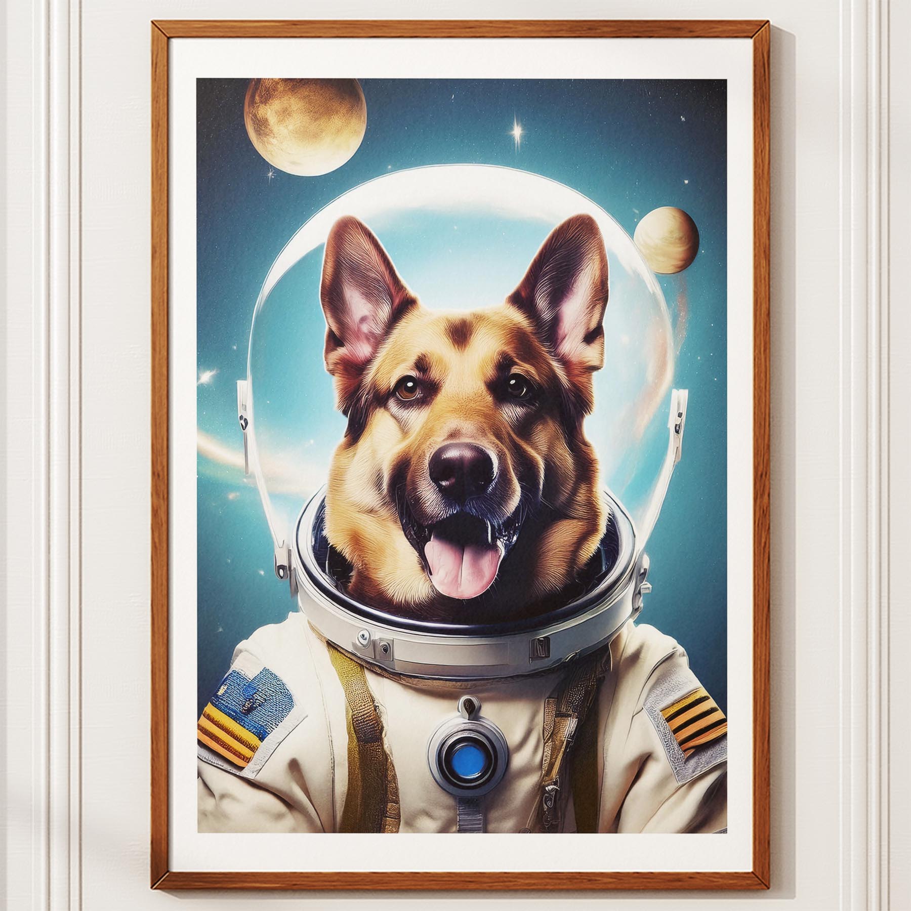 German Shepherd Astronaut Dog Series image 10