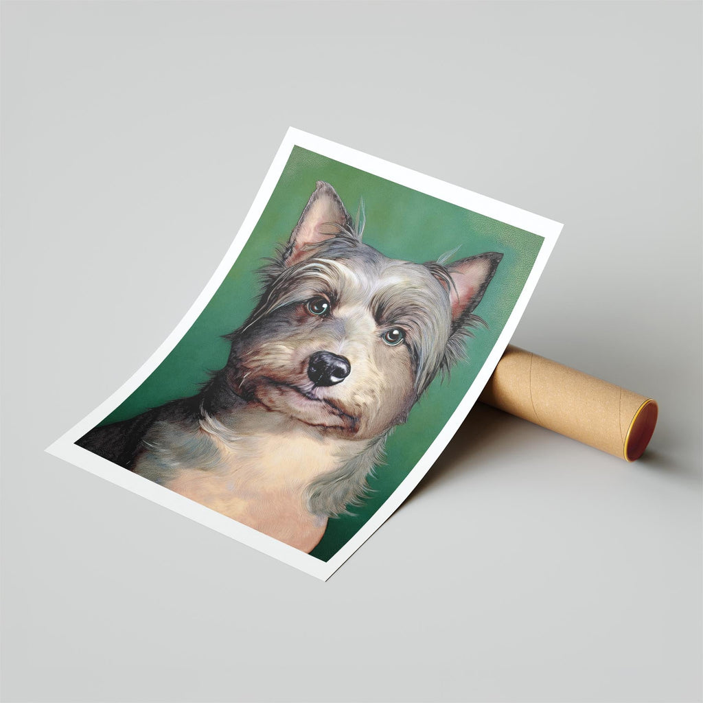 Australian Silky Terrier Green Painted Series image 6