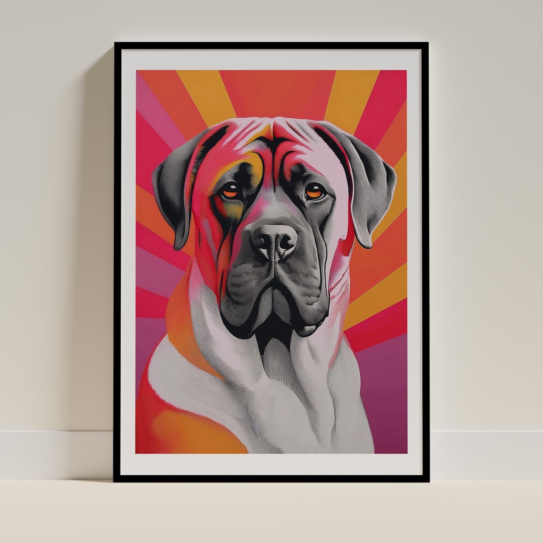 Mastiff Modern Pop Dog Series image 0