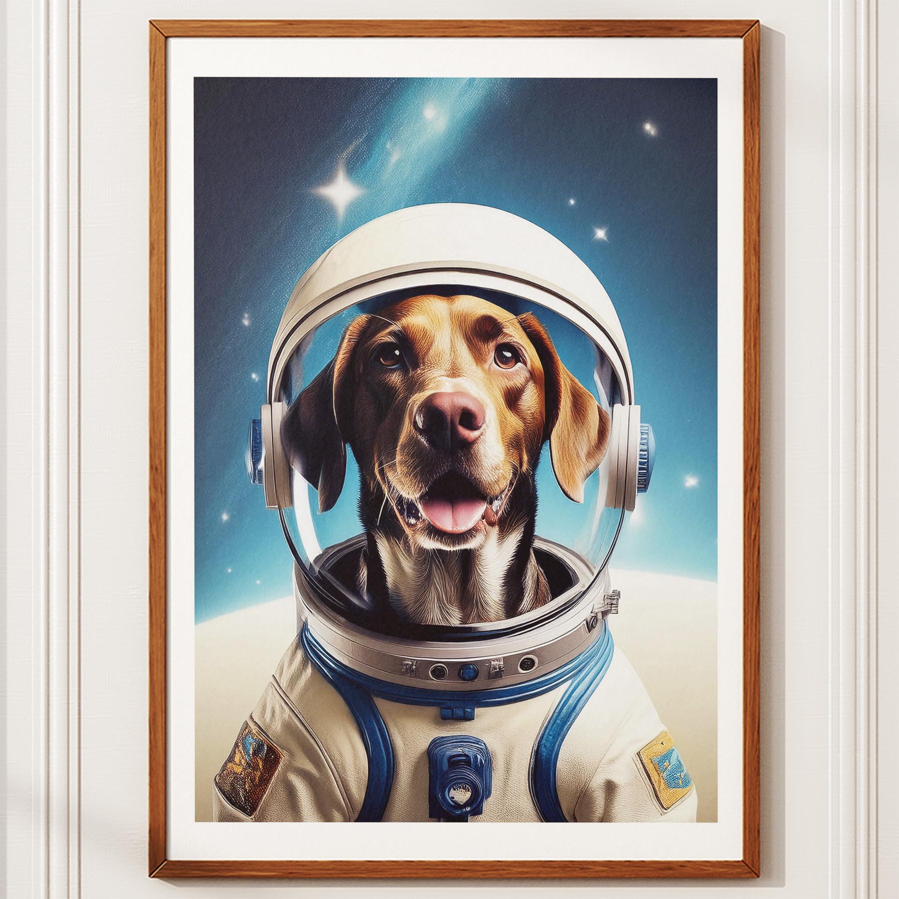 German Pointer Astronaut Dog Series image 10