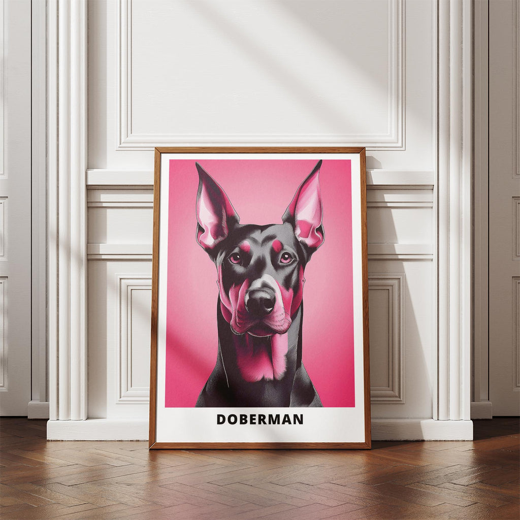 Doberman Pink and Black Dog Series 1 image 4