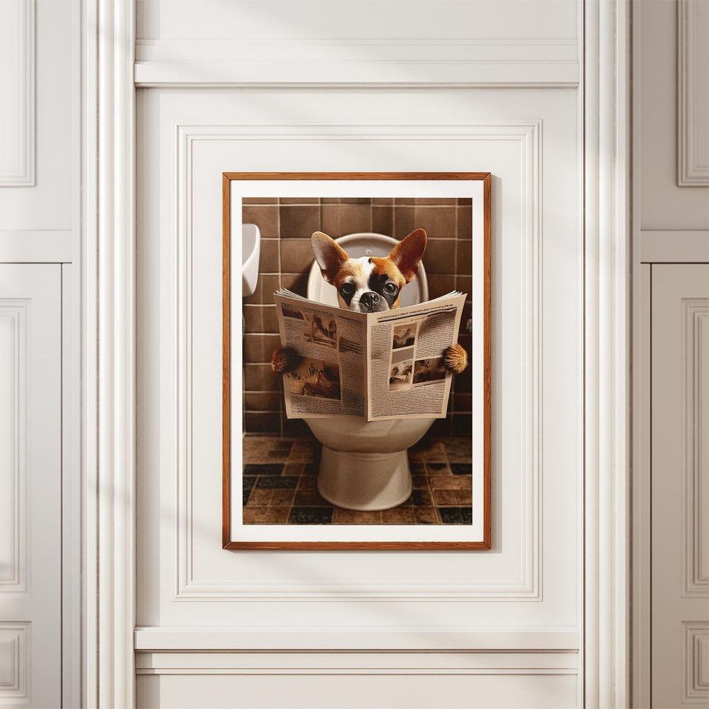 Boston Terrier Toilet Humour Dog Series 1 image 3