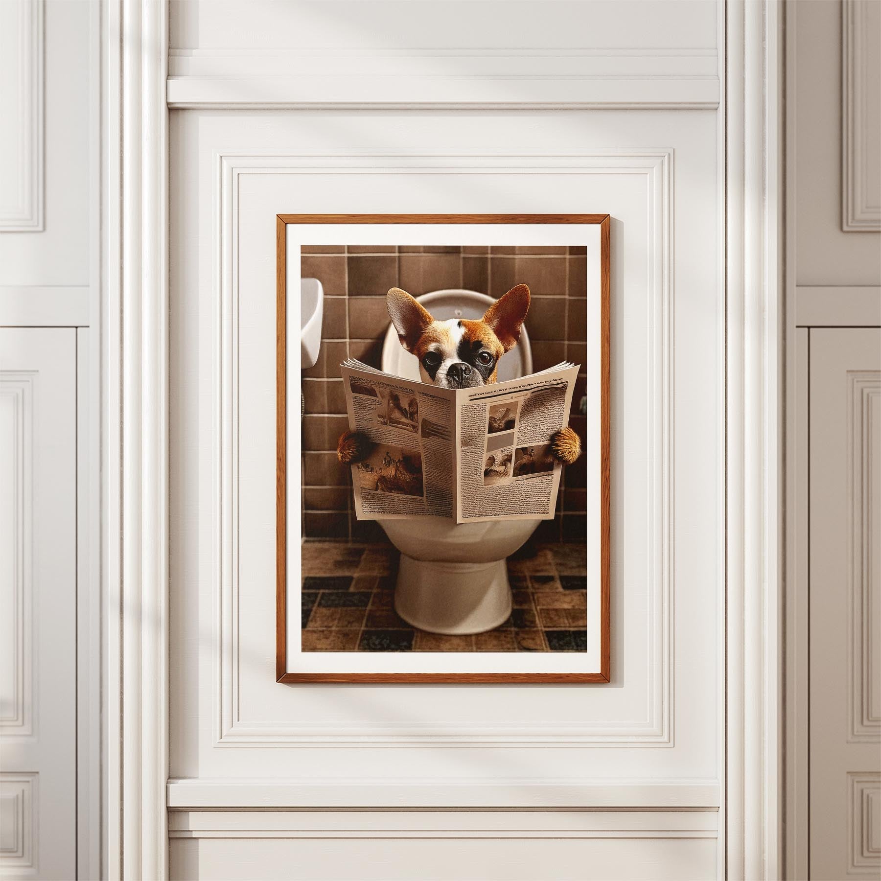 Boston Terrier Toilet Humour Dog Series 1 image 3