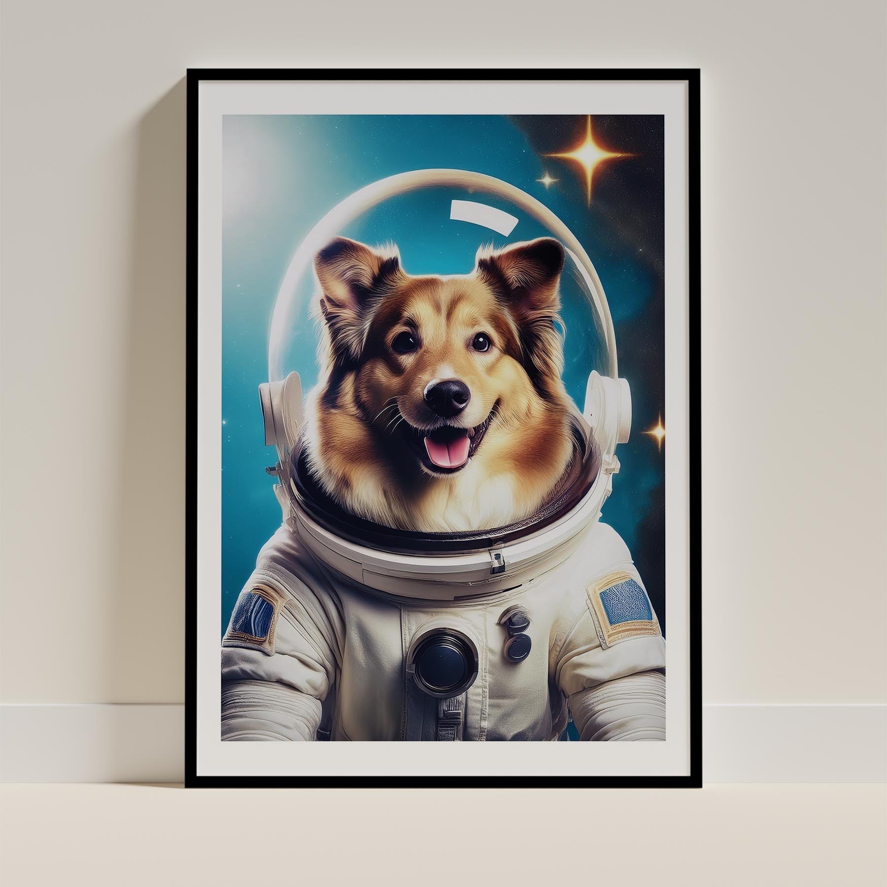 Shetland Sheepdog Astronaut Dog Series image 0