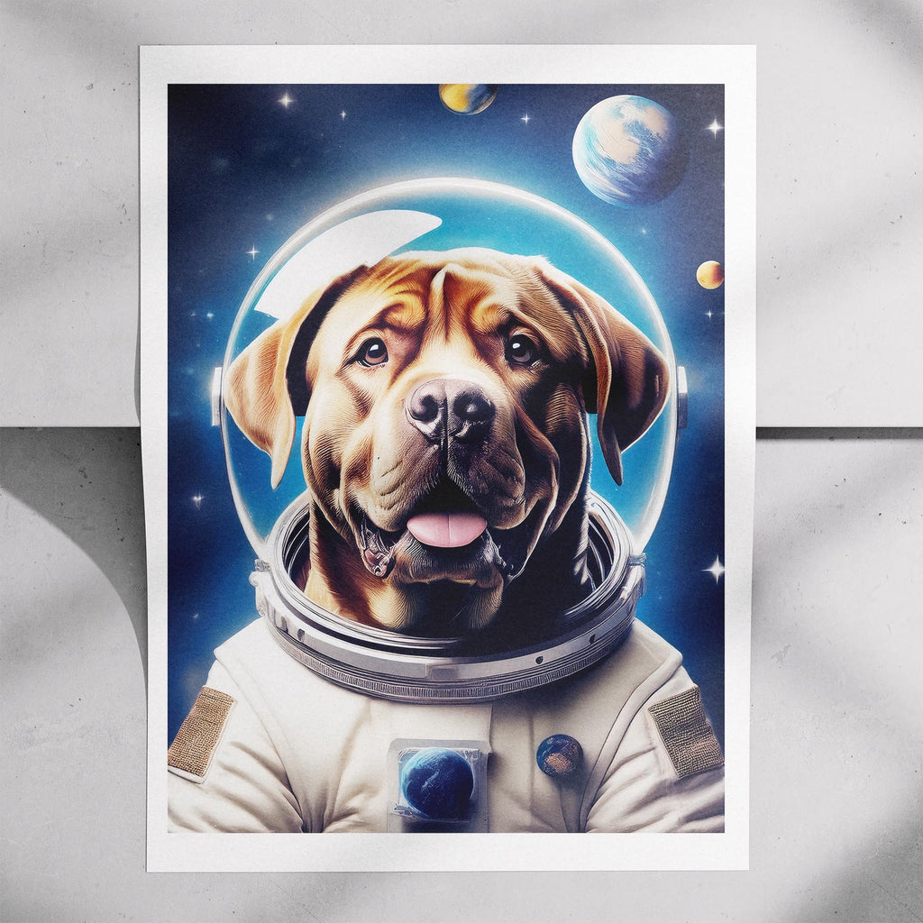 Neapolitan Mastiff Astronaut Dog Series image 7