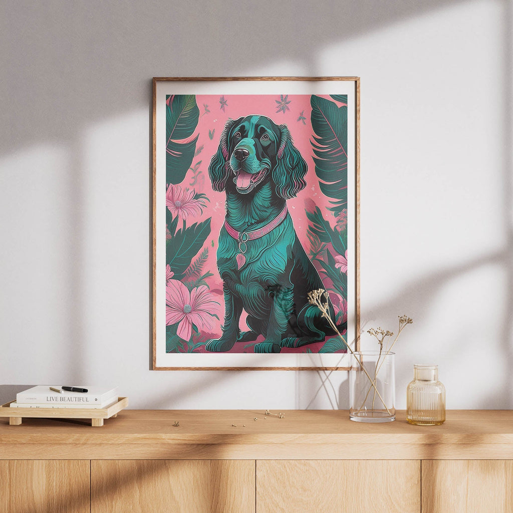 Irish Setter Flowery Dog image 8