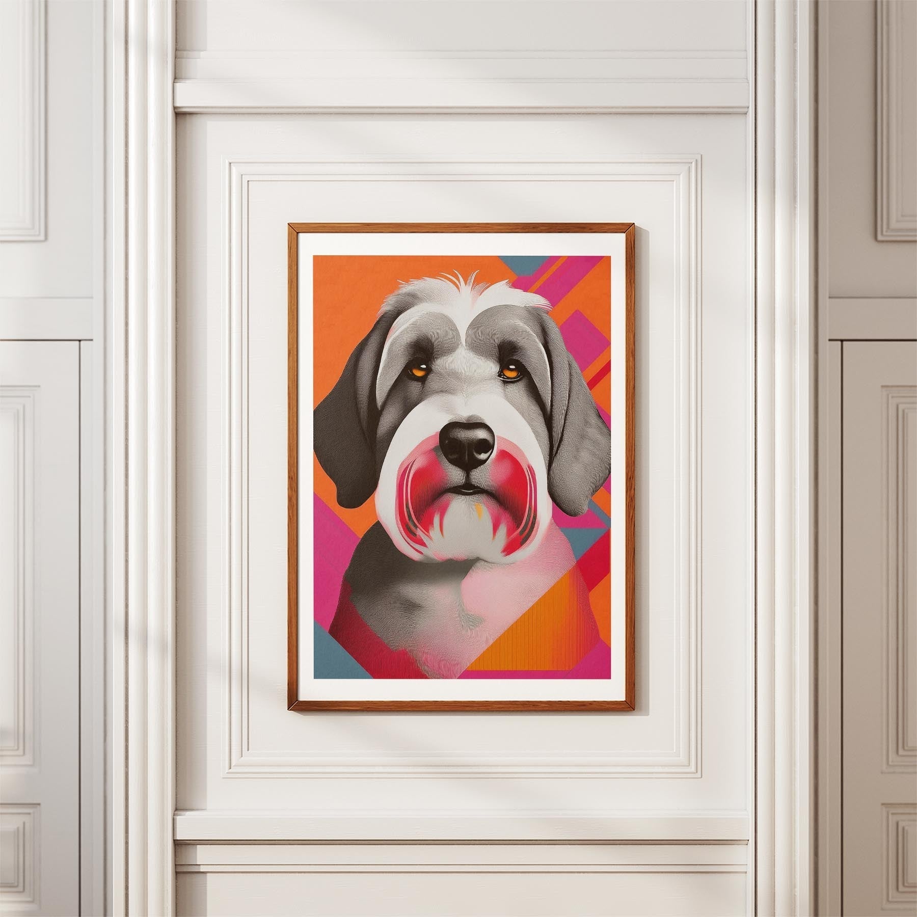 Old English Sheepdog Modern Pop Dog Series image 3