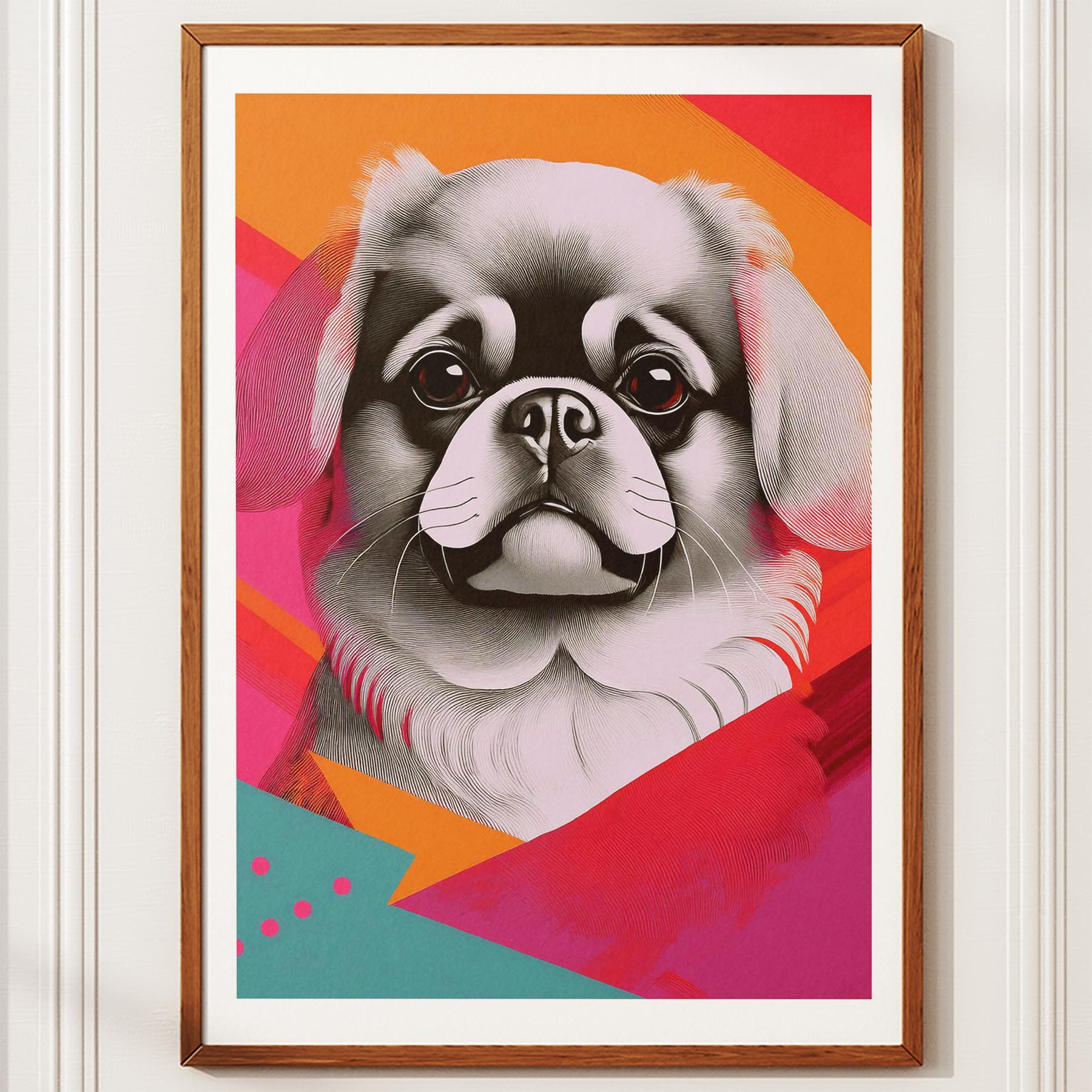 Pekingese Modern Pop Dog Series image 10