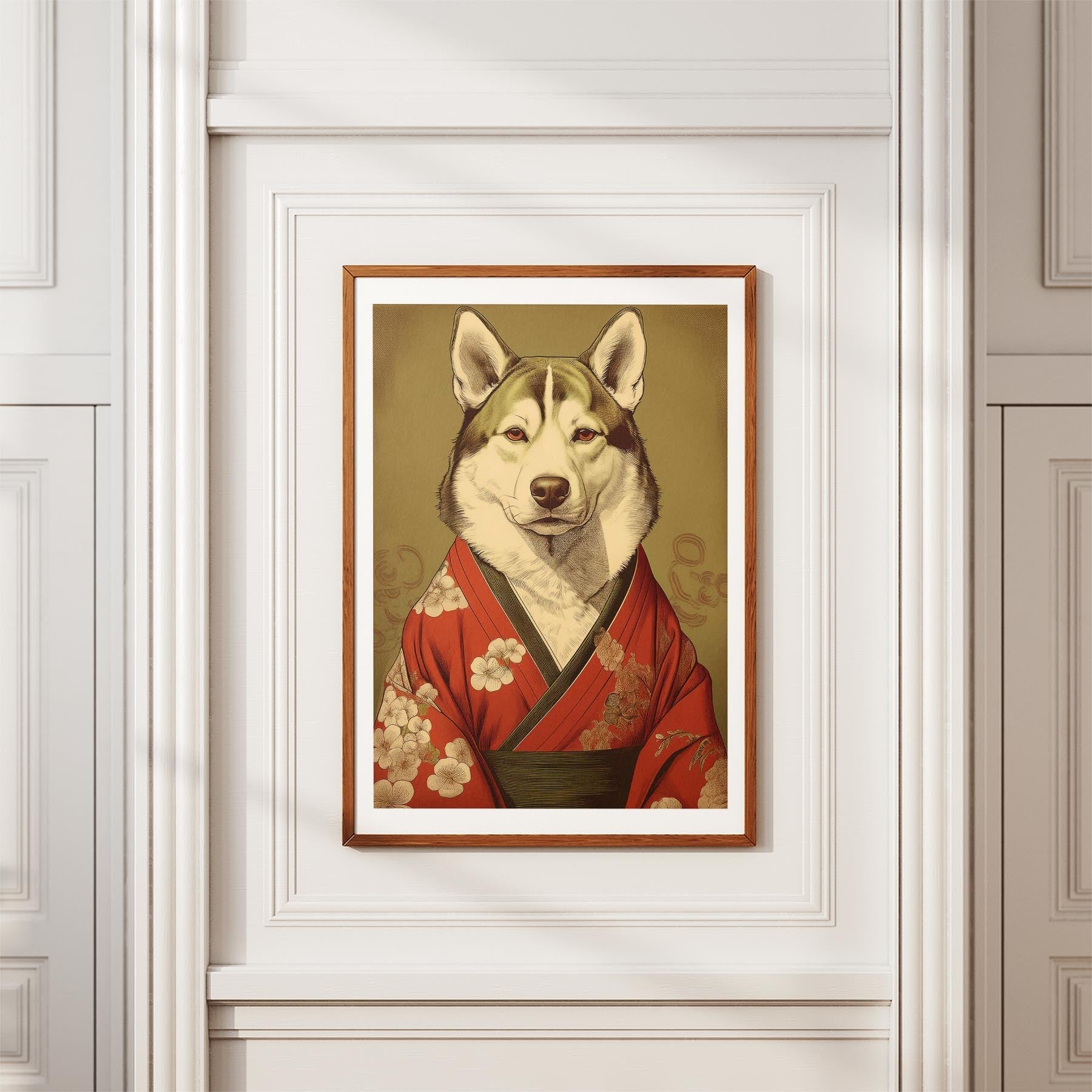 Alaskan Malamute Japanse Kimono Dog Series image 3