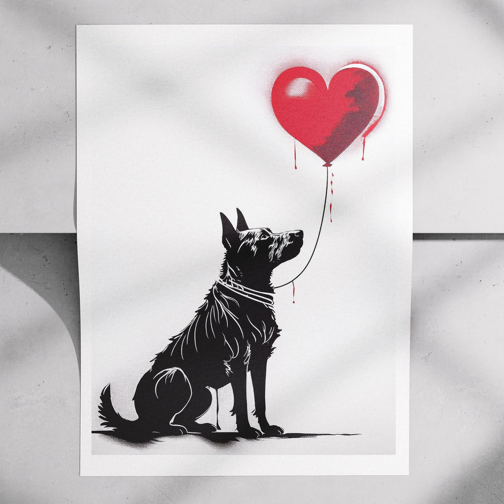 Cattle Dog DOGSY Series inspired by the Art of Banksy image 7