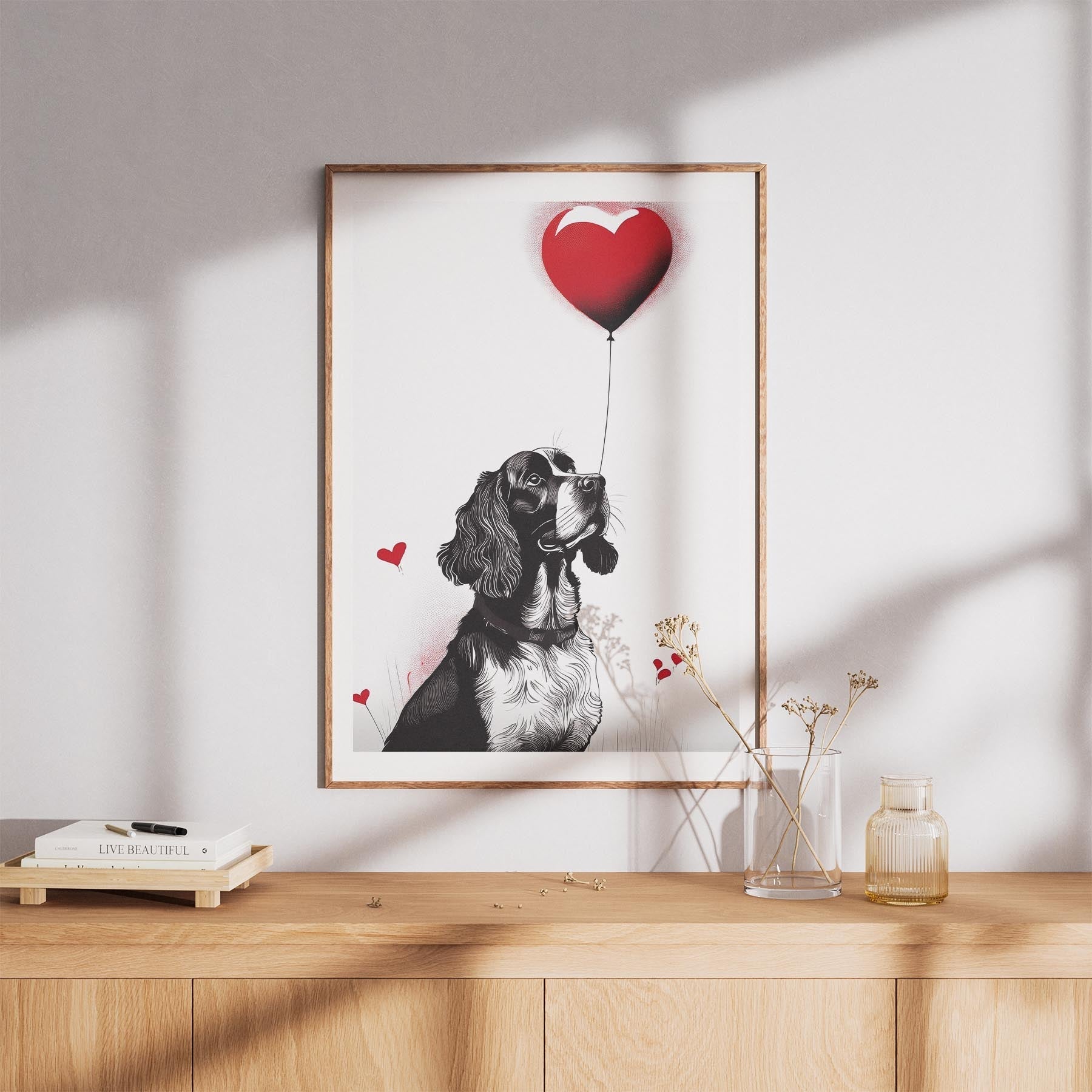 English Springer Spaniel DOGSY Series inspired by the Art of Banksy image 8