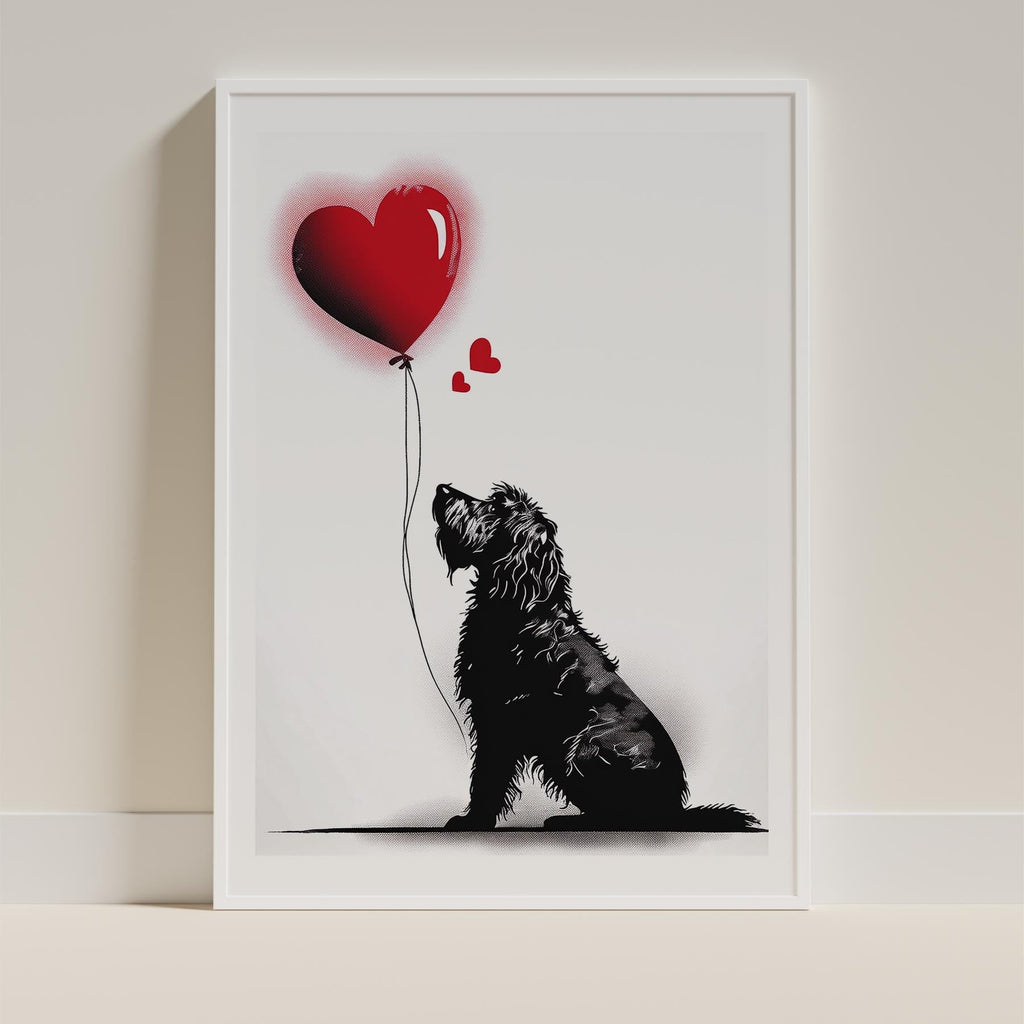 Old English Sheepdog DOGSY Series inspired by the Art of Banksy image 9