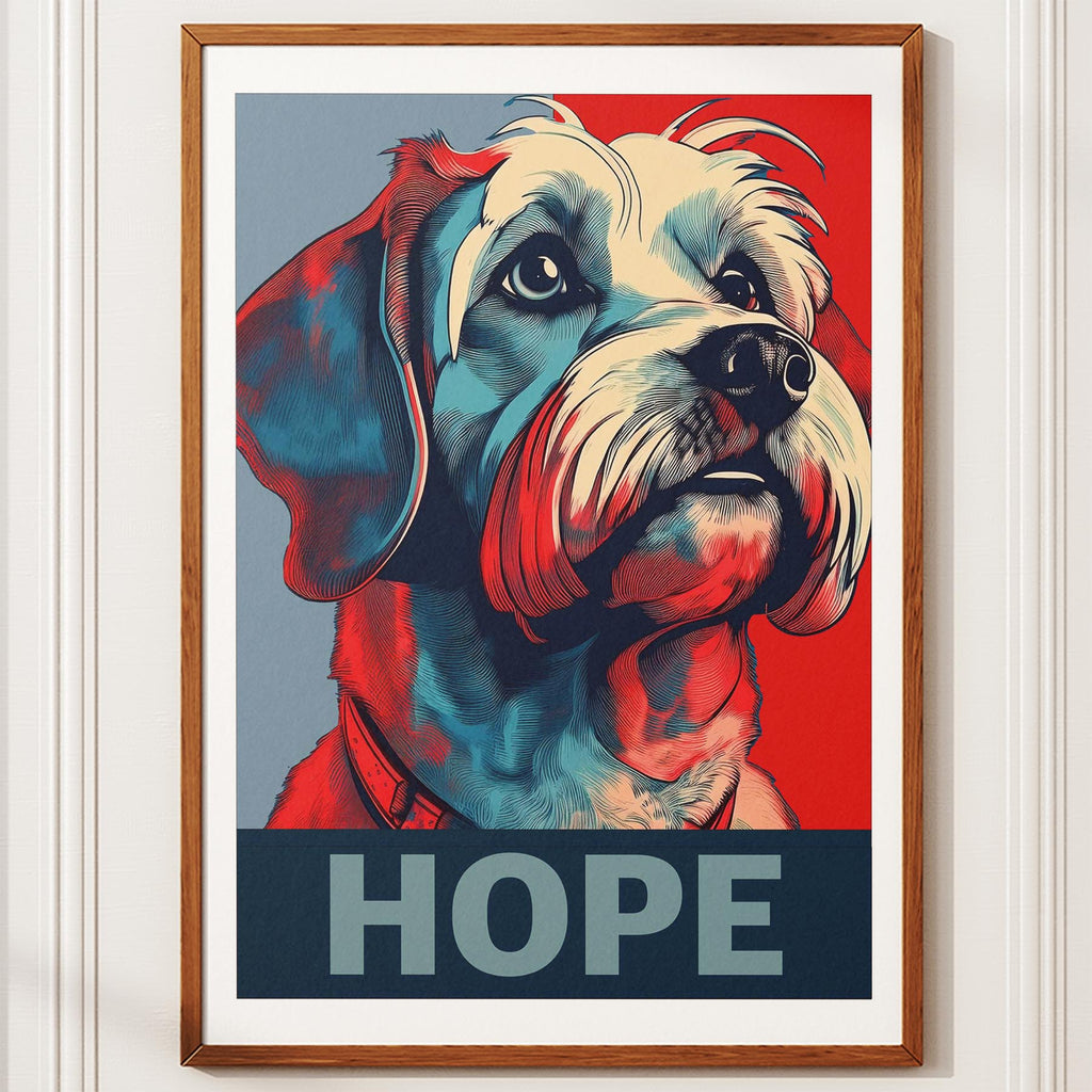 Maltese HOPE Series Inspired by the Obama Poster image 10