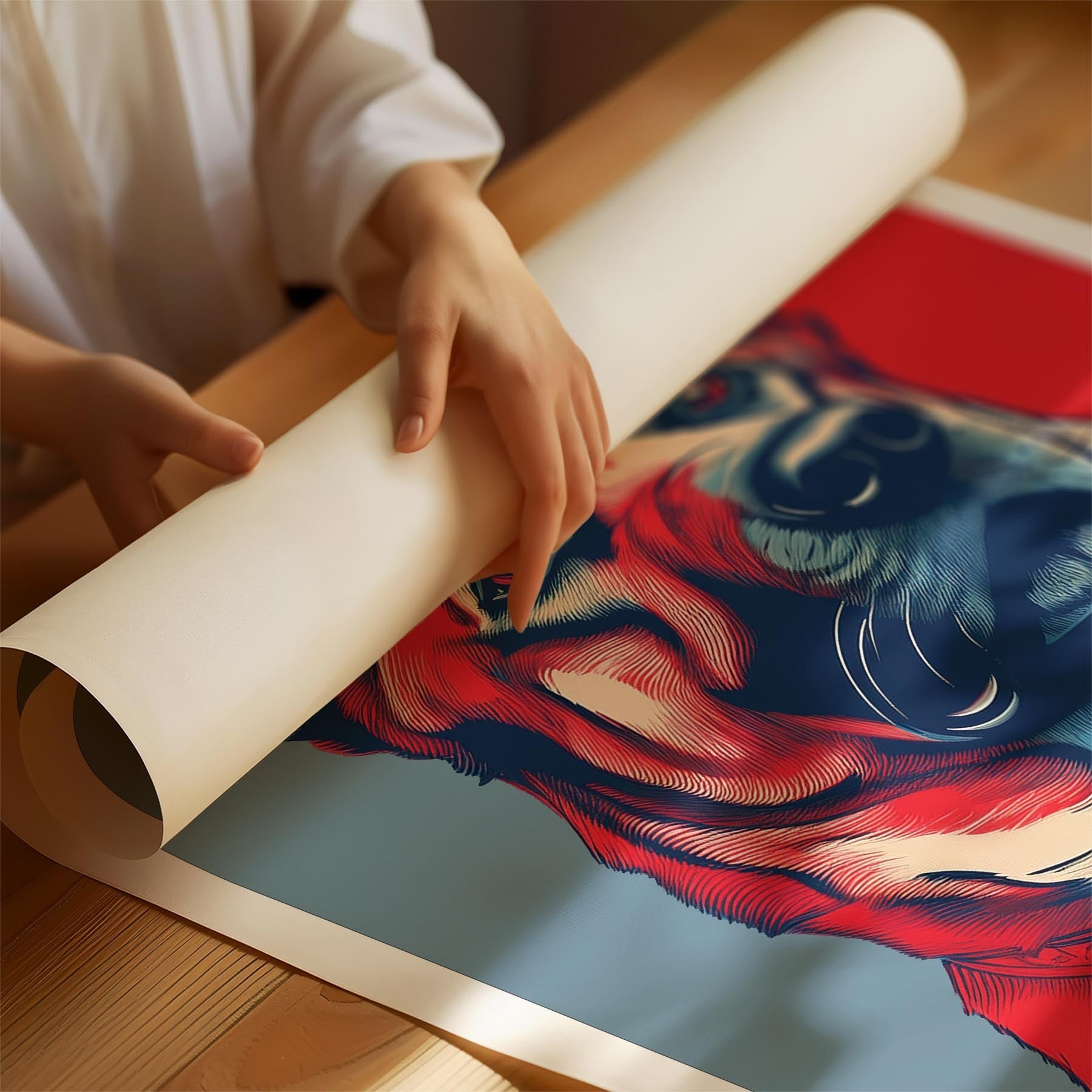 German Shepherd HOPE Series Inspired by the Obama Poster image 1