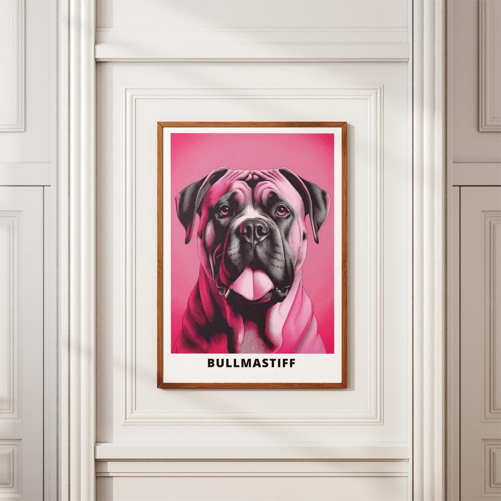 Bullmastiff Pink and Black Dog Series 1 image 3